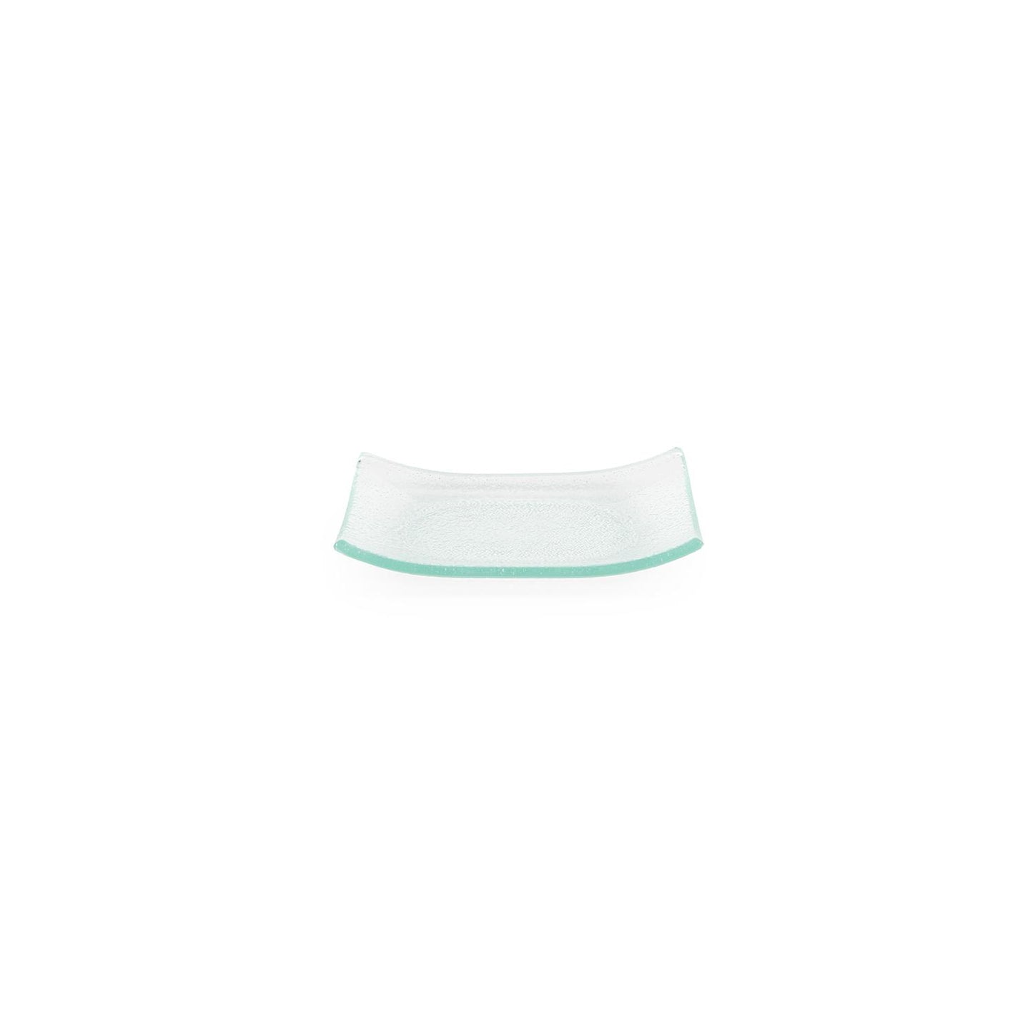 Glass Dinnerware 7.75" x 5" x h:0.75" Rectangular Clear Glass Platter - Case Pack: 12