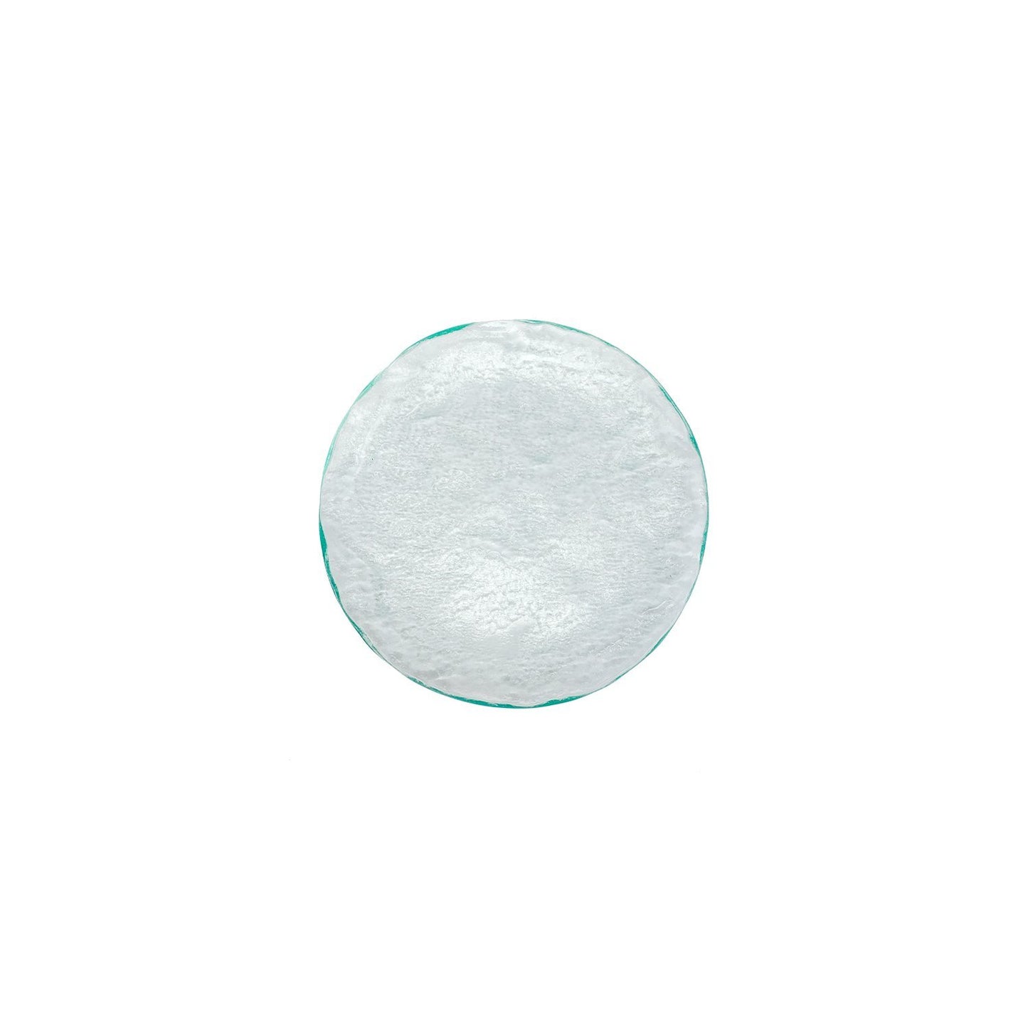 Turgla Fusion Glass dia.7.75" Round Clear Glass Plate