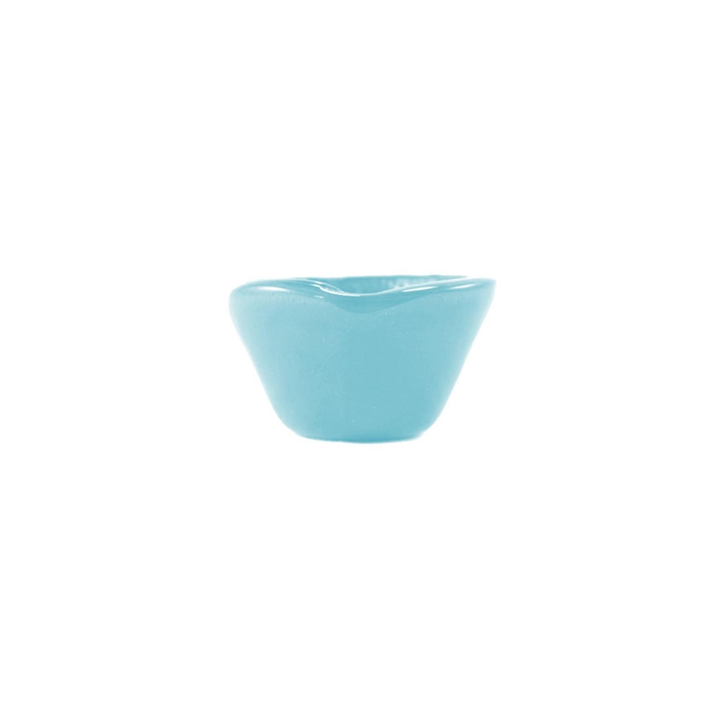 Turgla Fusion Glass dia.3.25" h:2" 4 oz. Round Blue Glass Ramekin