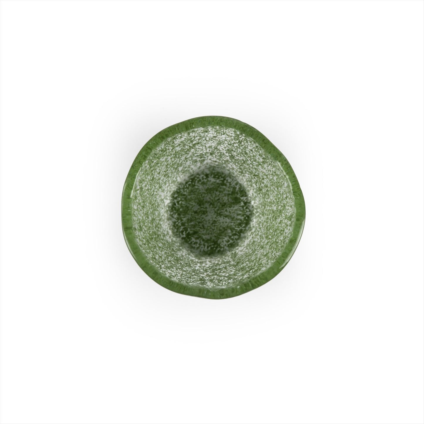 Turgla Fusion Glass dia.3.25" h:2" 4 oz. Round Green Glass Ramekin
