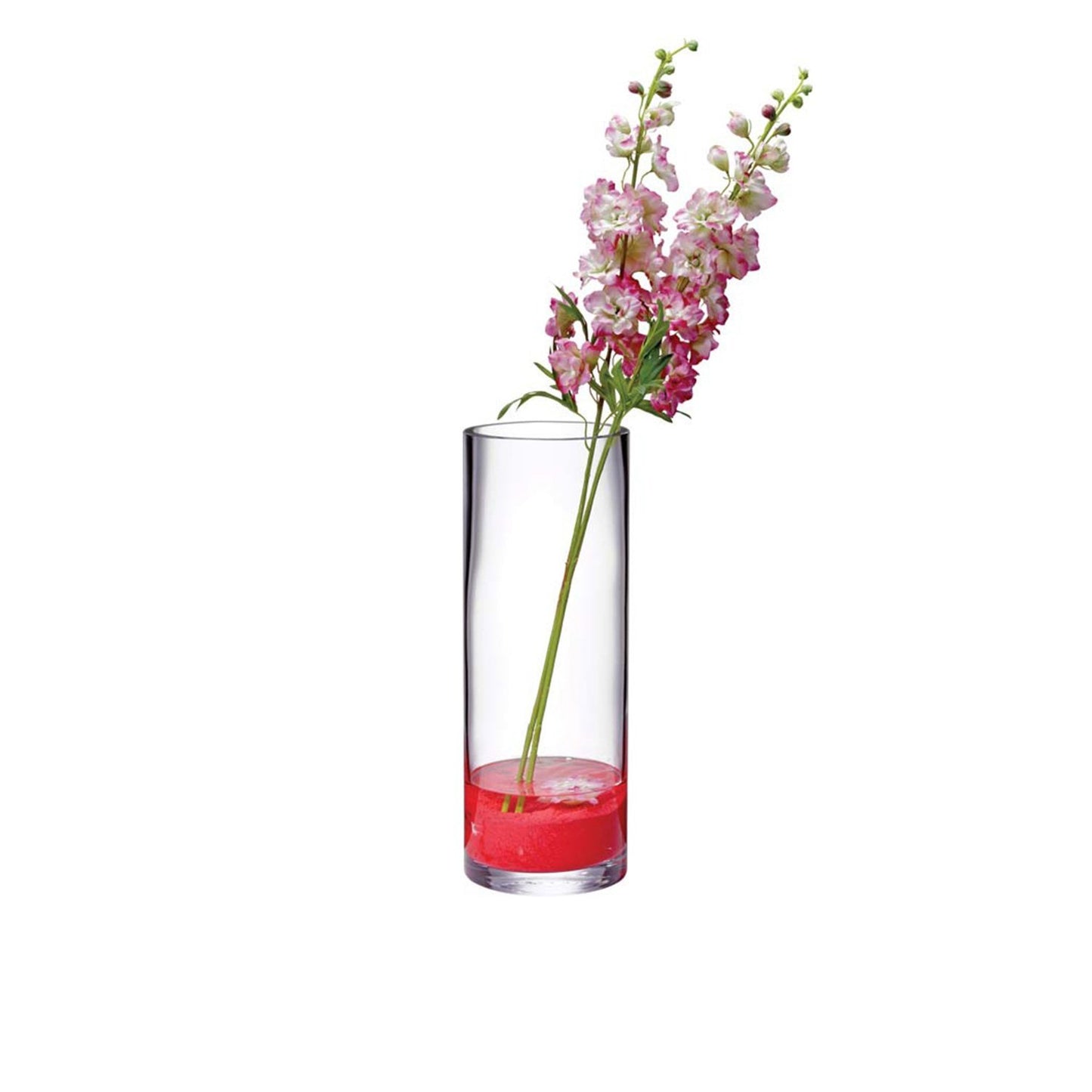 Senses dia.7" h:19" Round Clear Glass Vase