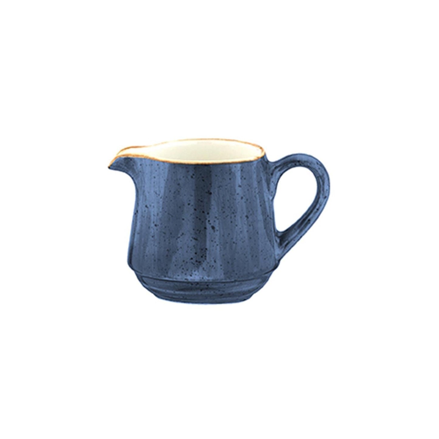Dusk dia.2.25" h:3" 6 oz. Round Blue Vitrified Creamer