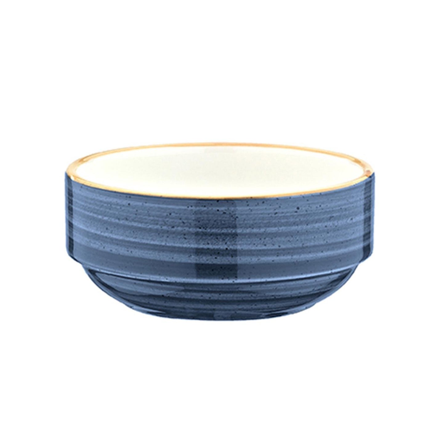 Dusk dia.5.5" h:2.5" 17 oz. Round Blue Vitrified Bowl