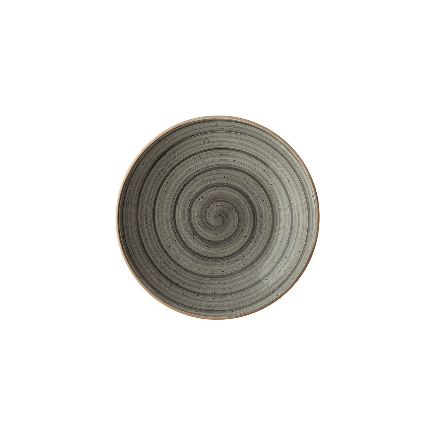 Turgla Vitrified Space dia.9" h:2" 34 oz. Round Gray Vitrified Bowl - Case Pack: 6