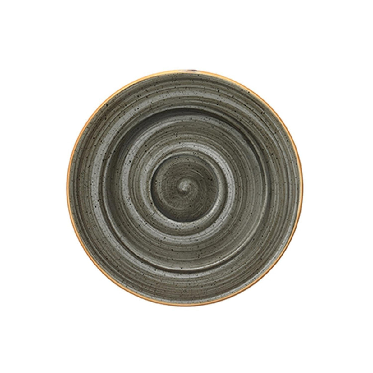 Space dia.6.25" Round Gray Vitrified Saucer