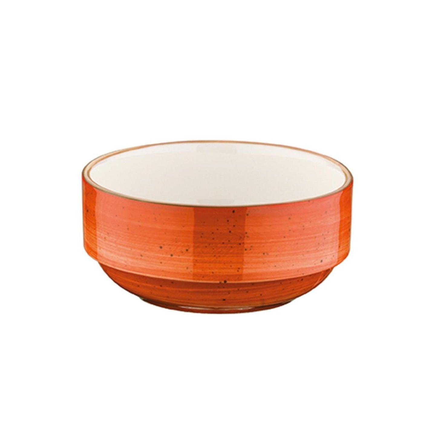 Terracota dia.4.75" h:2" 12 oz. Round Terracotta Vitrified Bowl