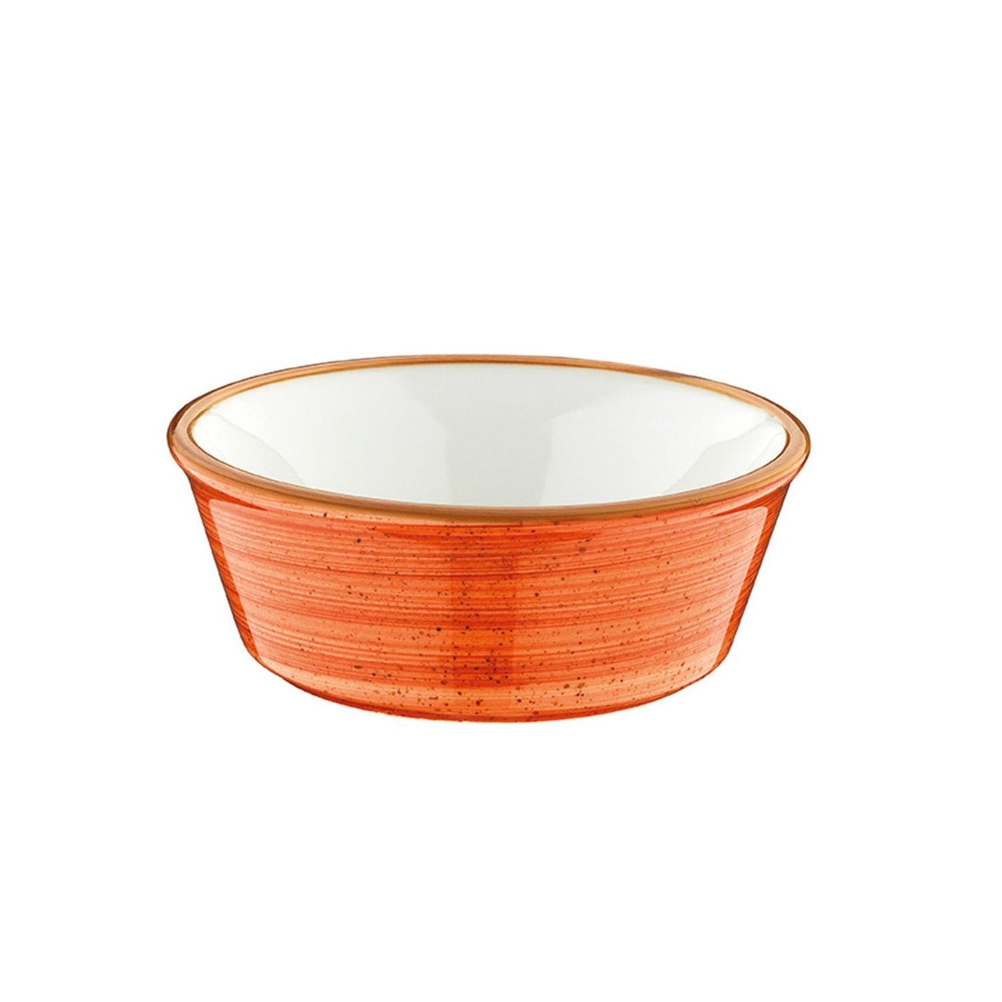Turgla Vitrified Terracota dia.4.75" h:1.75" 10 oz. Round Terracotta Vitrified Bowl - Case Pack: 24