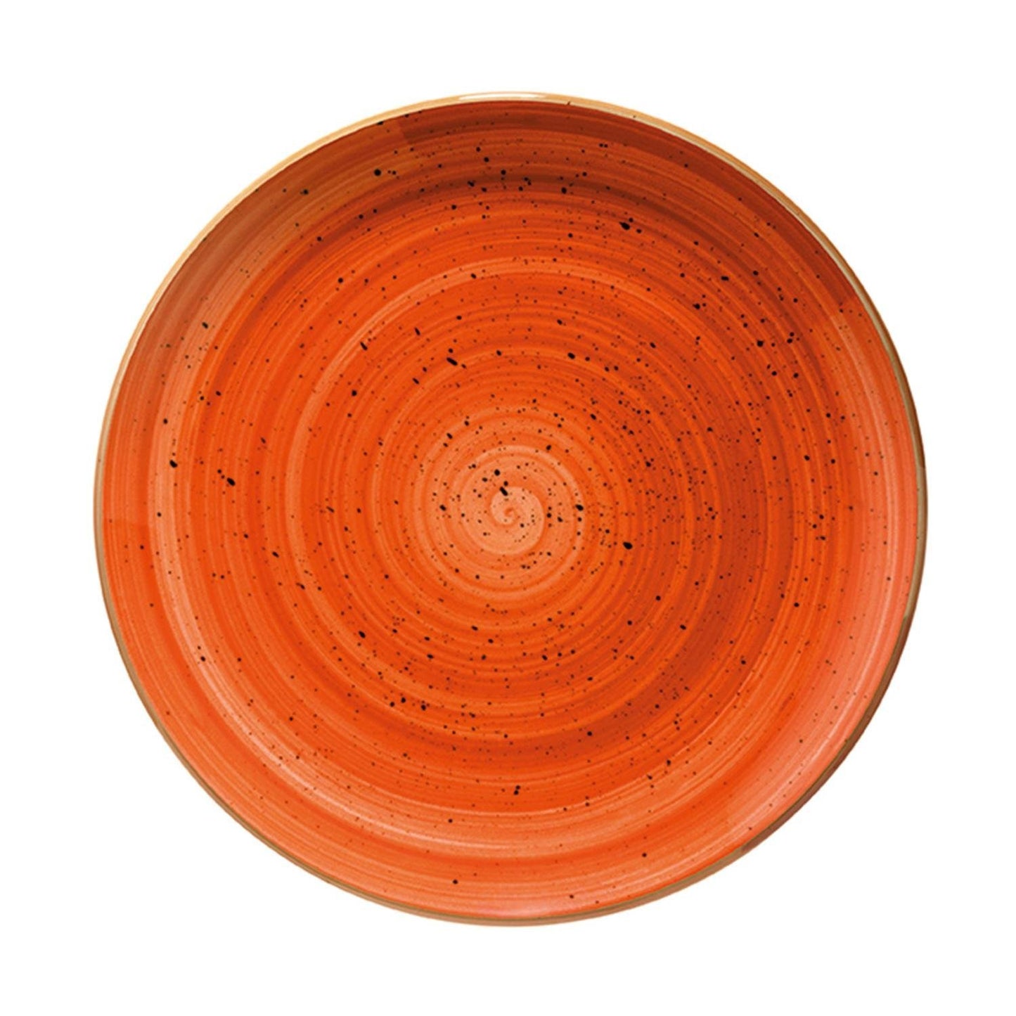 Turgla Vitrified Terracota dia.8.25" Round Terracotta Vitrified Plate - Case Pack: 12