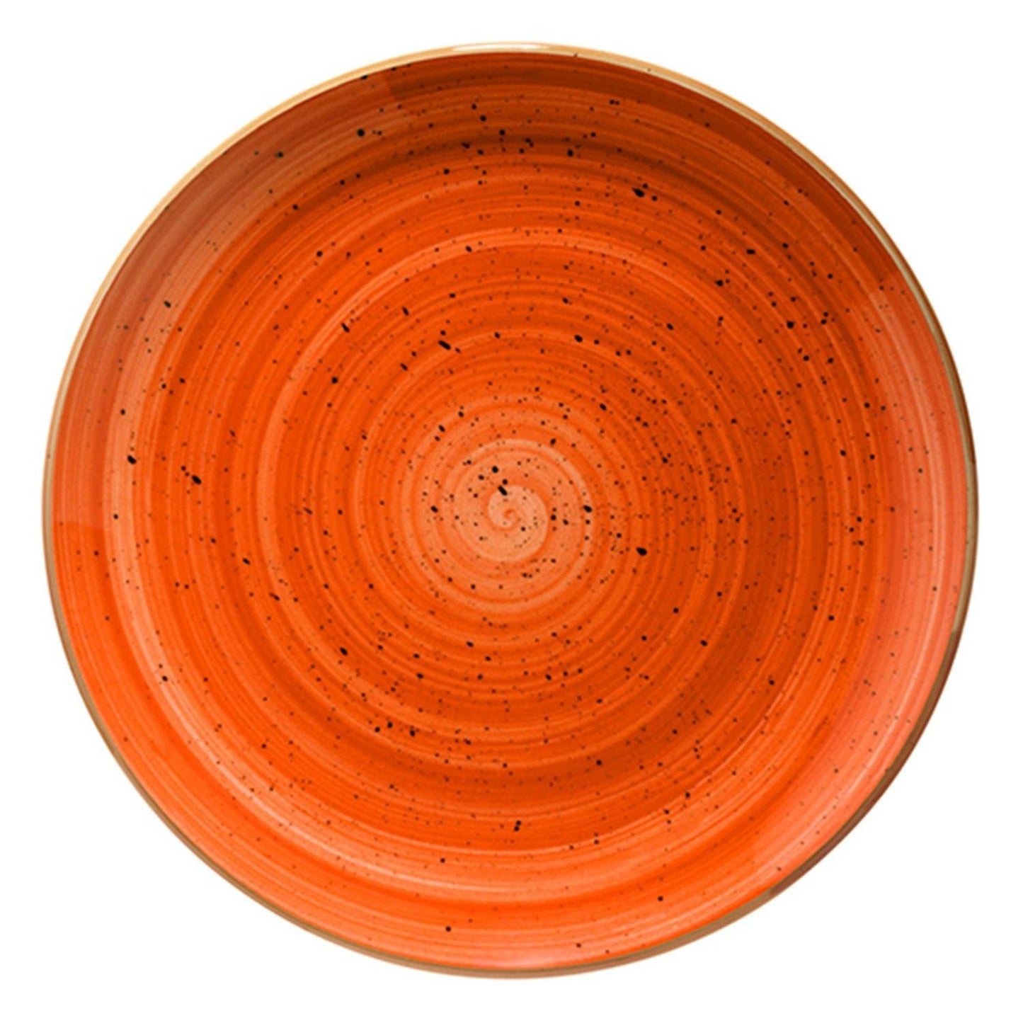Turgla Vitrified Terracota dia.10.5" Round Terracotta Vitrified Plate - Case Pack: 12