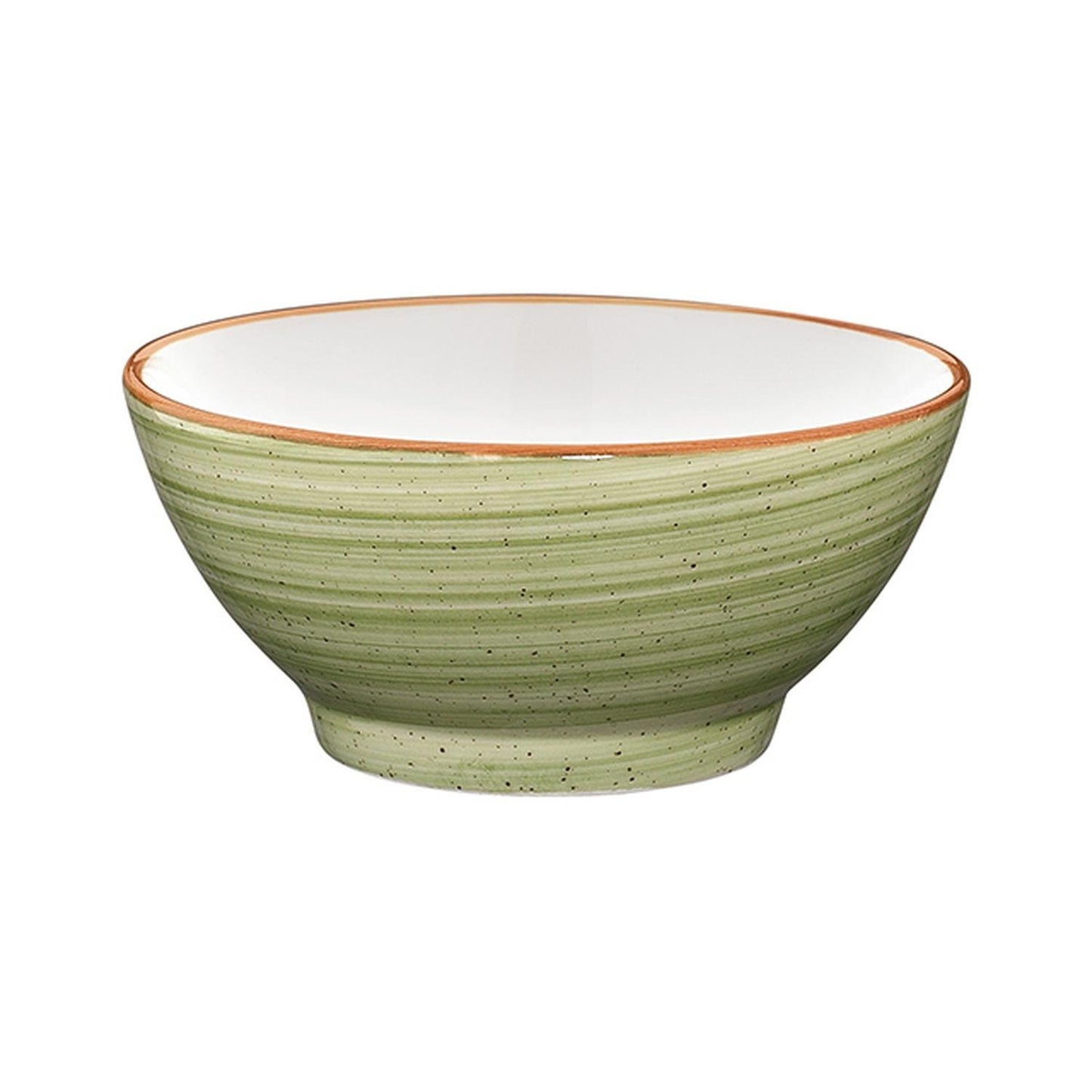 Therapy dia.4.75" h:2.25" 10 oz. Round Green Vitrified Bowl