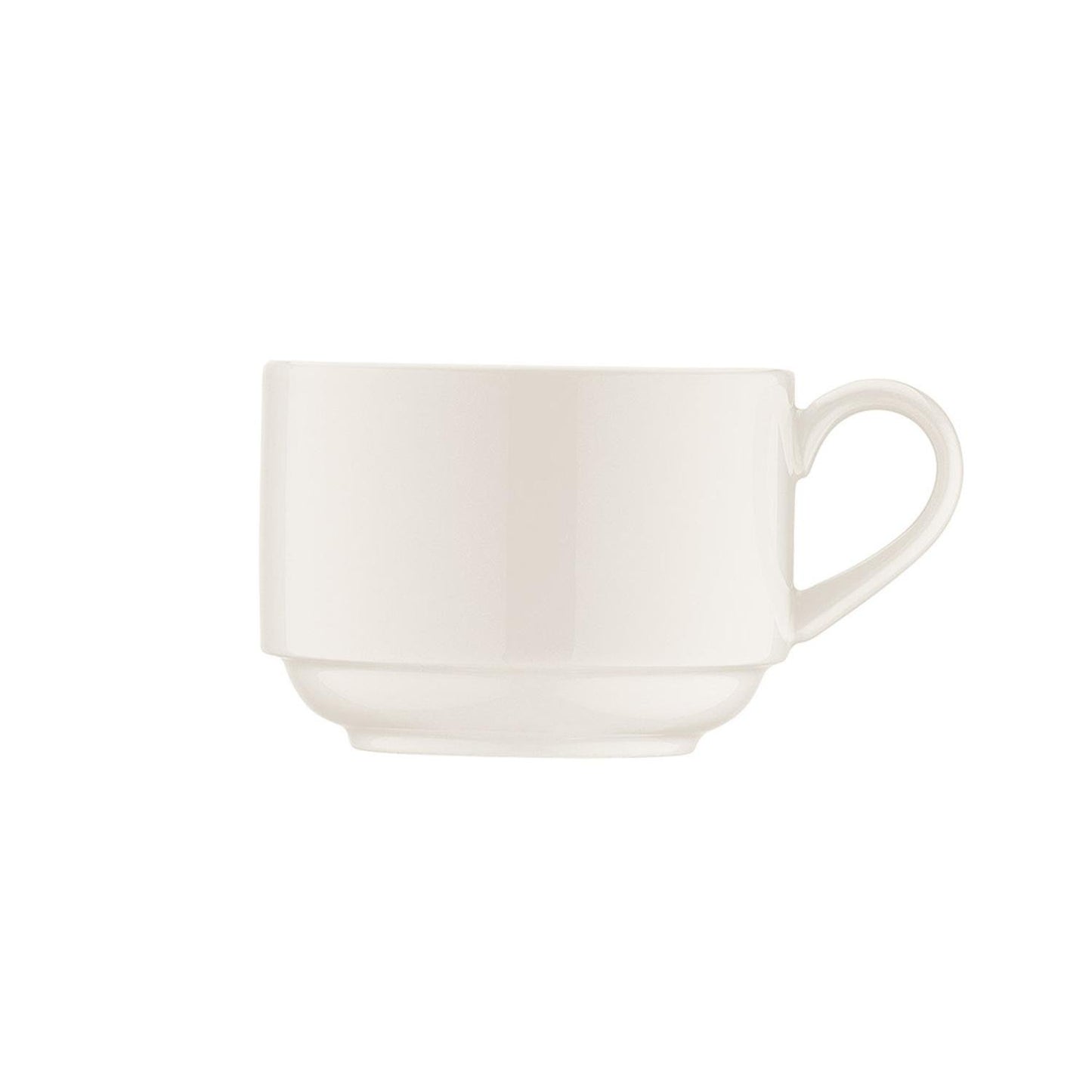 Banquet dia.2.5" h:2" 3 oz. Round Warm White Vitrified Espresso Cup