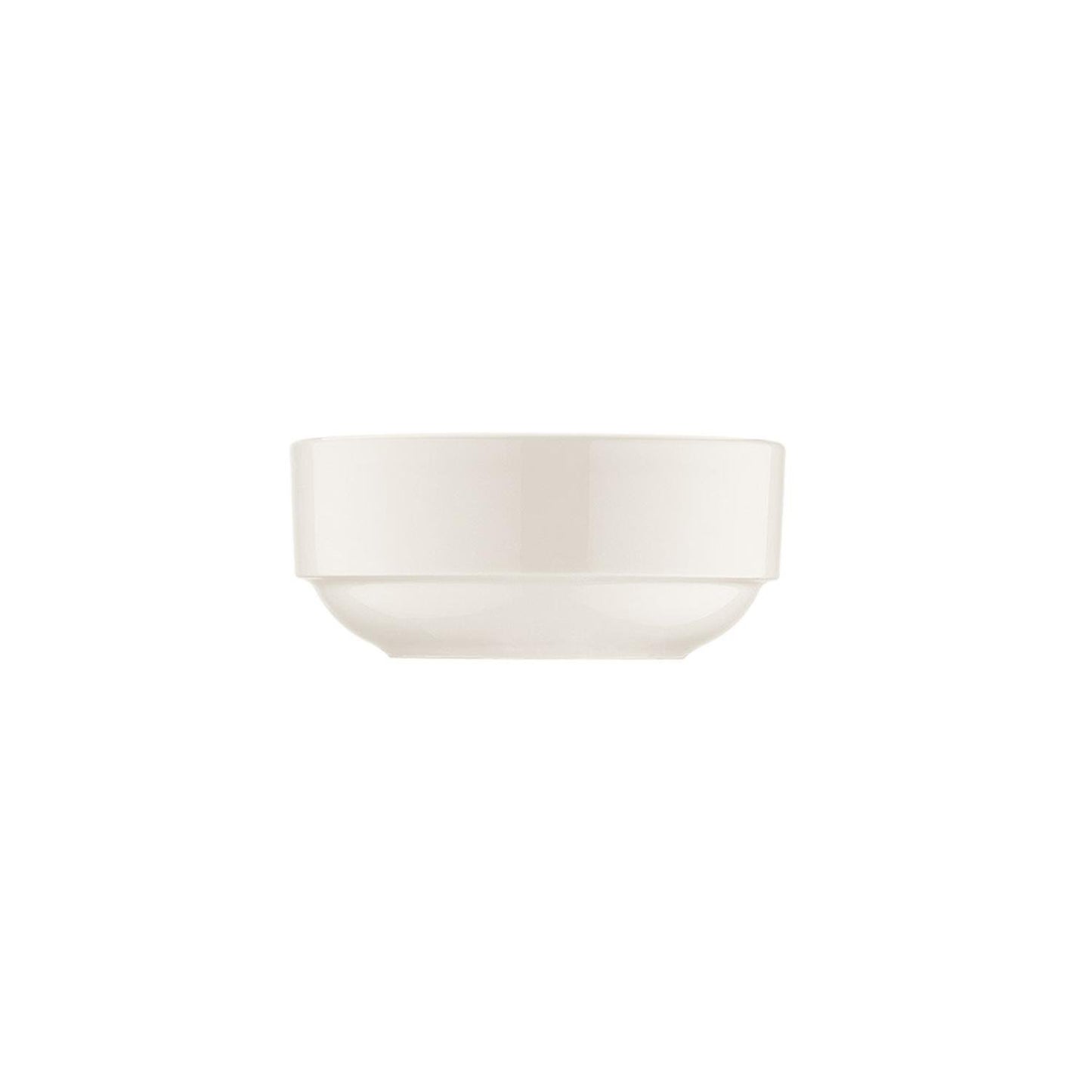 Banquet dia.2.25" h:1" 1 oz. Round Warm White Vitrified Ramekin