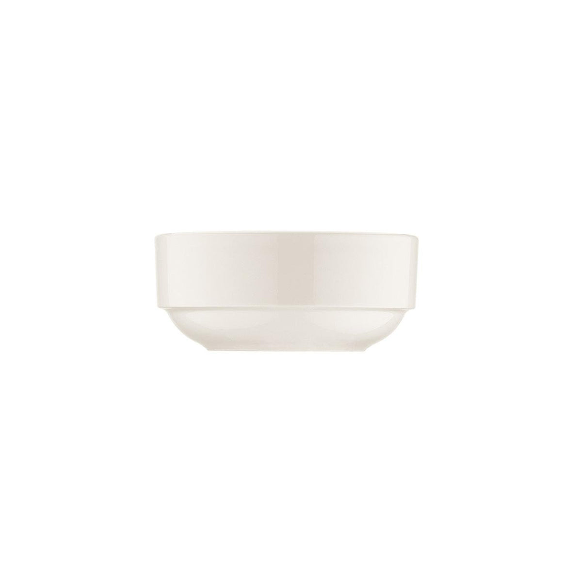 Banquet dia.2.25" h:1" 1 oz. Round Warm White Vitrified Ramekin