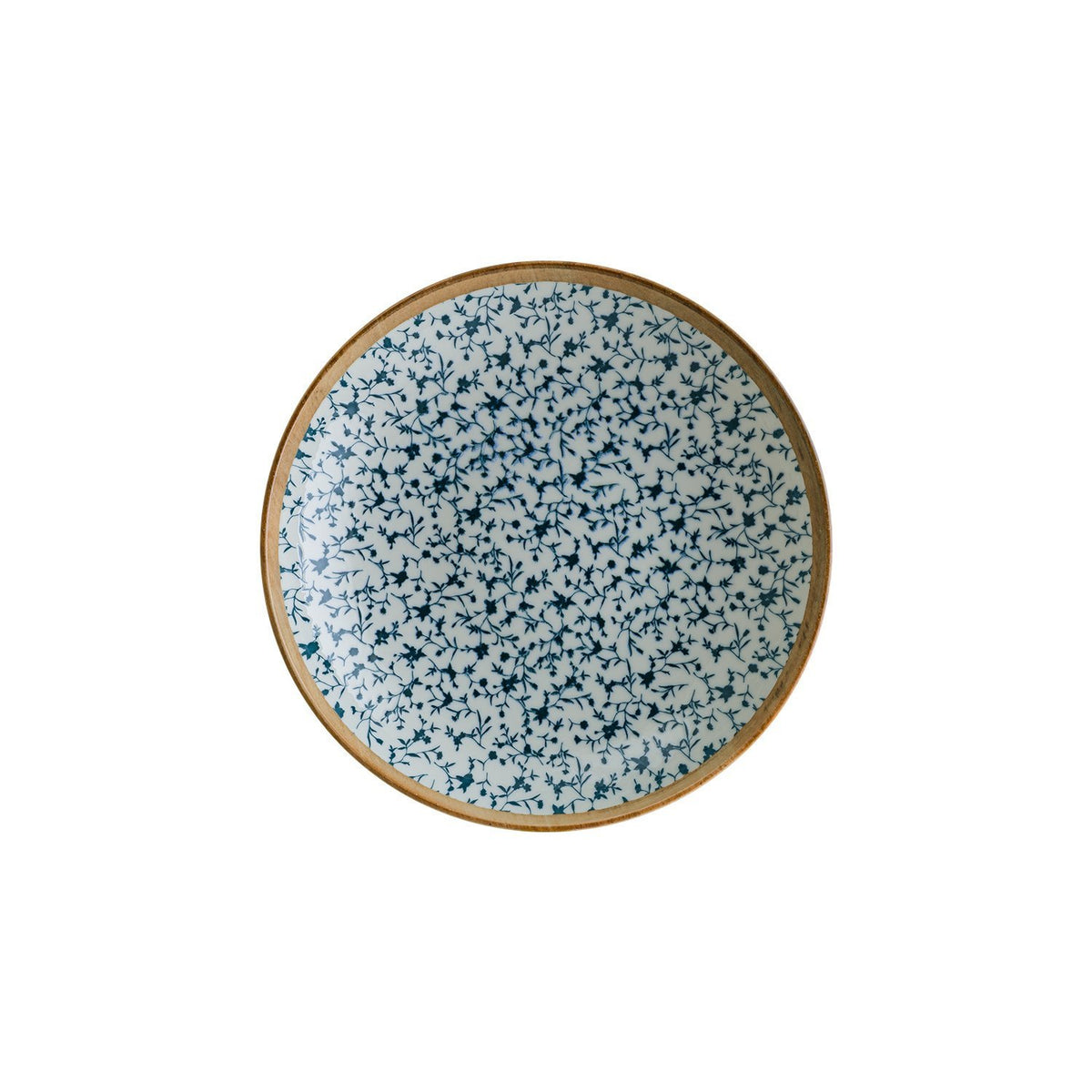 Calif dia.11" h:2.5" 57 oz. Round Decorated Vitrified Bowl