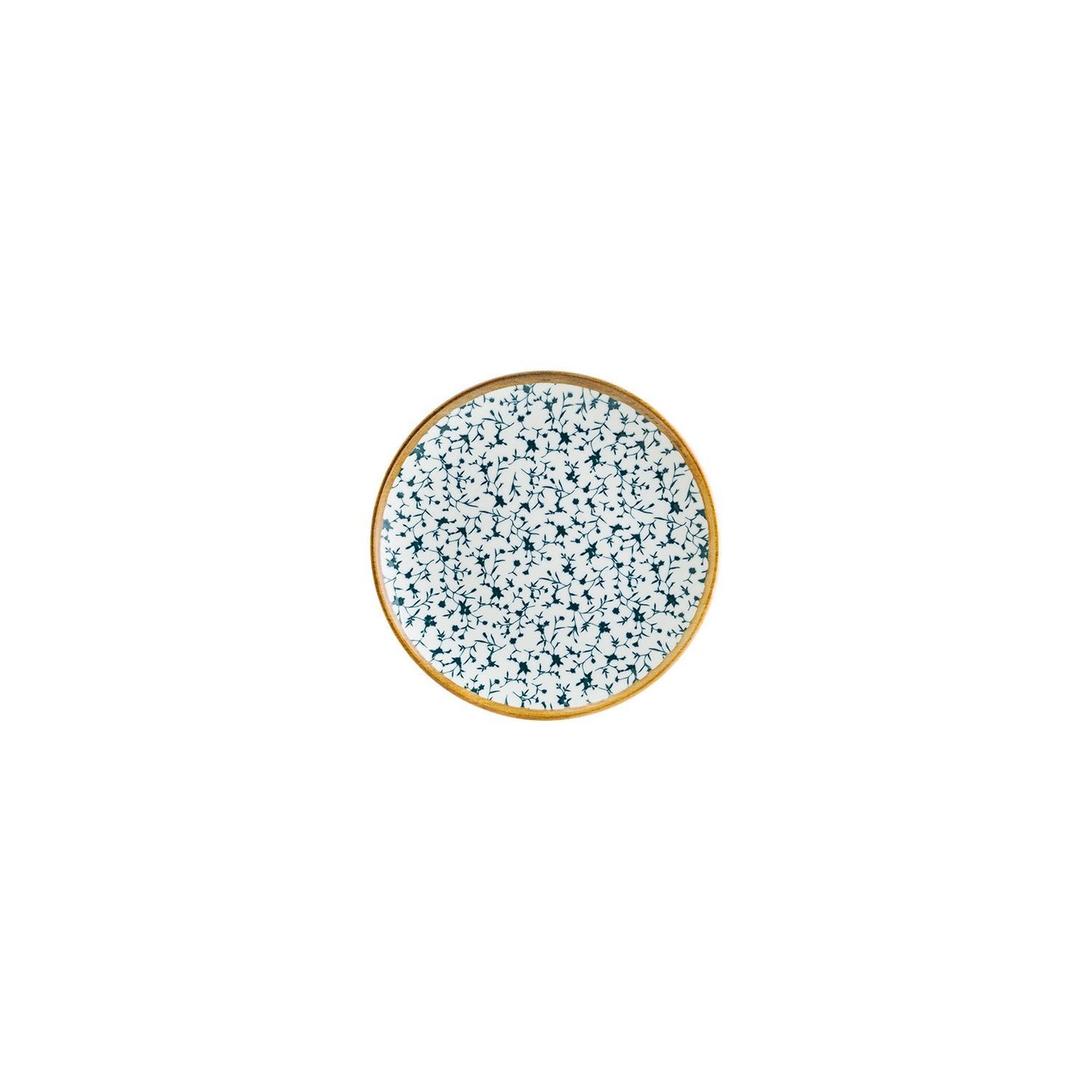 Turgla Vitrified Calif dia.6.75" Round Decorated Vitrified Plate - Case Pack: 12