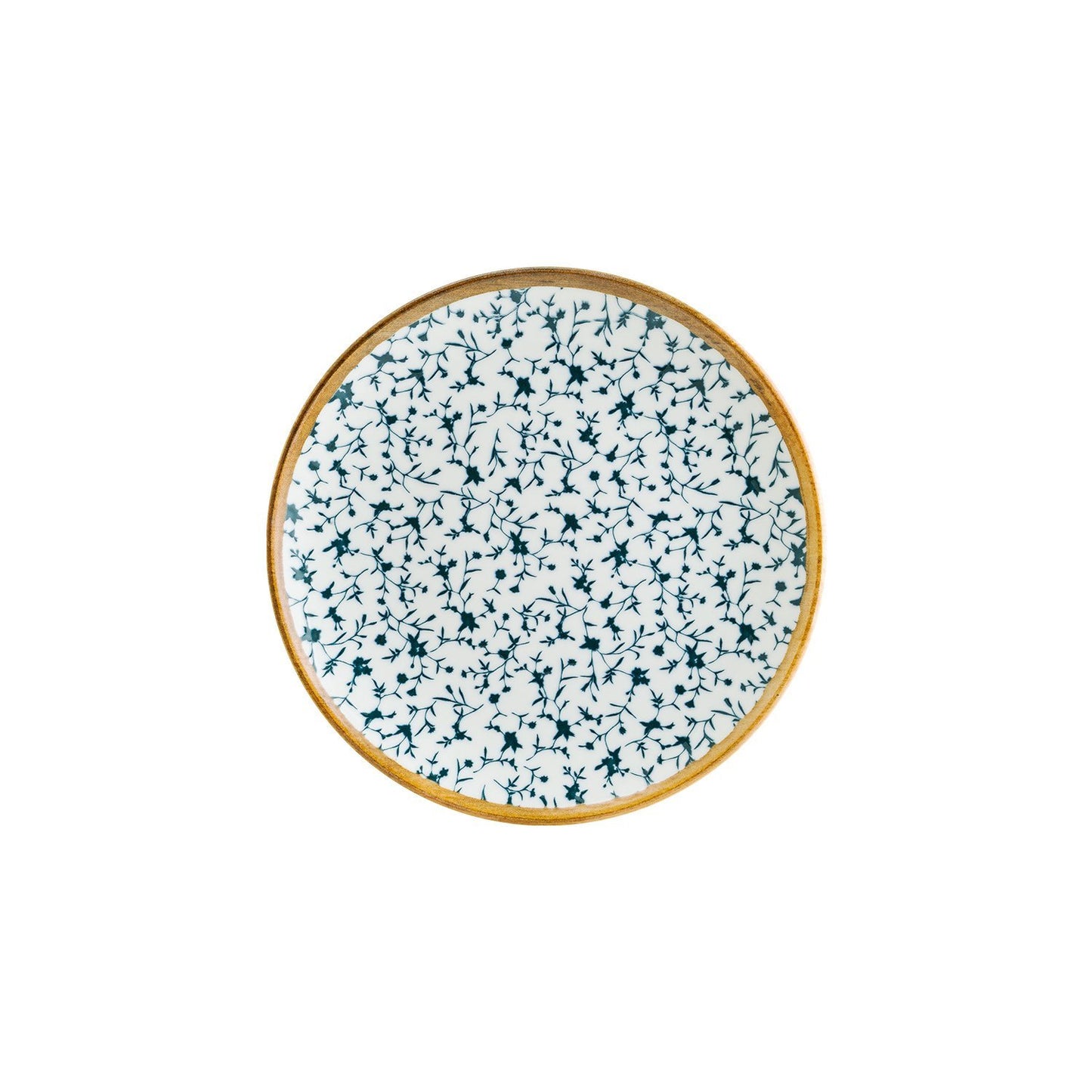 Turgla Vitrified Calif dia.10.5" Round Decorated Vitrified Plate - Case Pack: 12