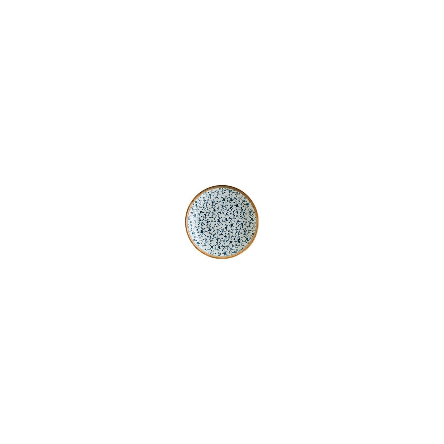 Calif dia.3.5" h:1" 2 oz. Round Decorated Vitrified Bowl