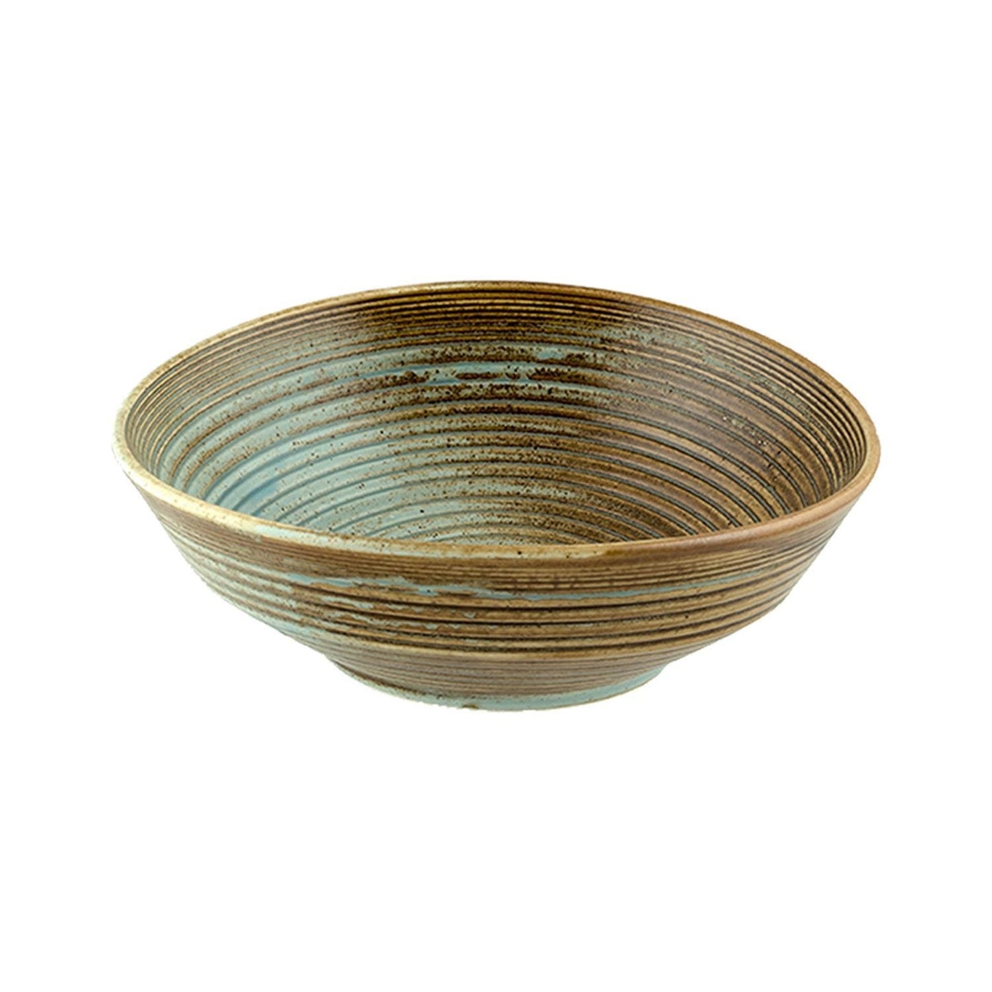 Turgla Vitrified Coral dia.7.5" h:2.5" 24 oz. Round Decorated Vitrified Bowl - Case Pack: 12