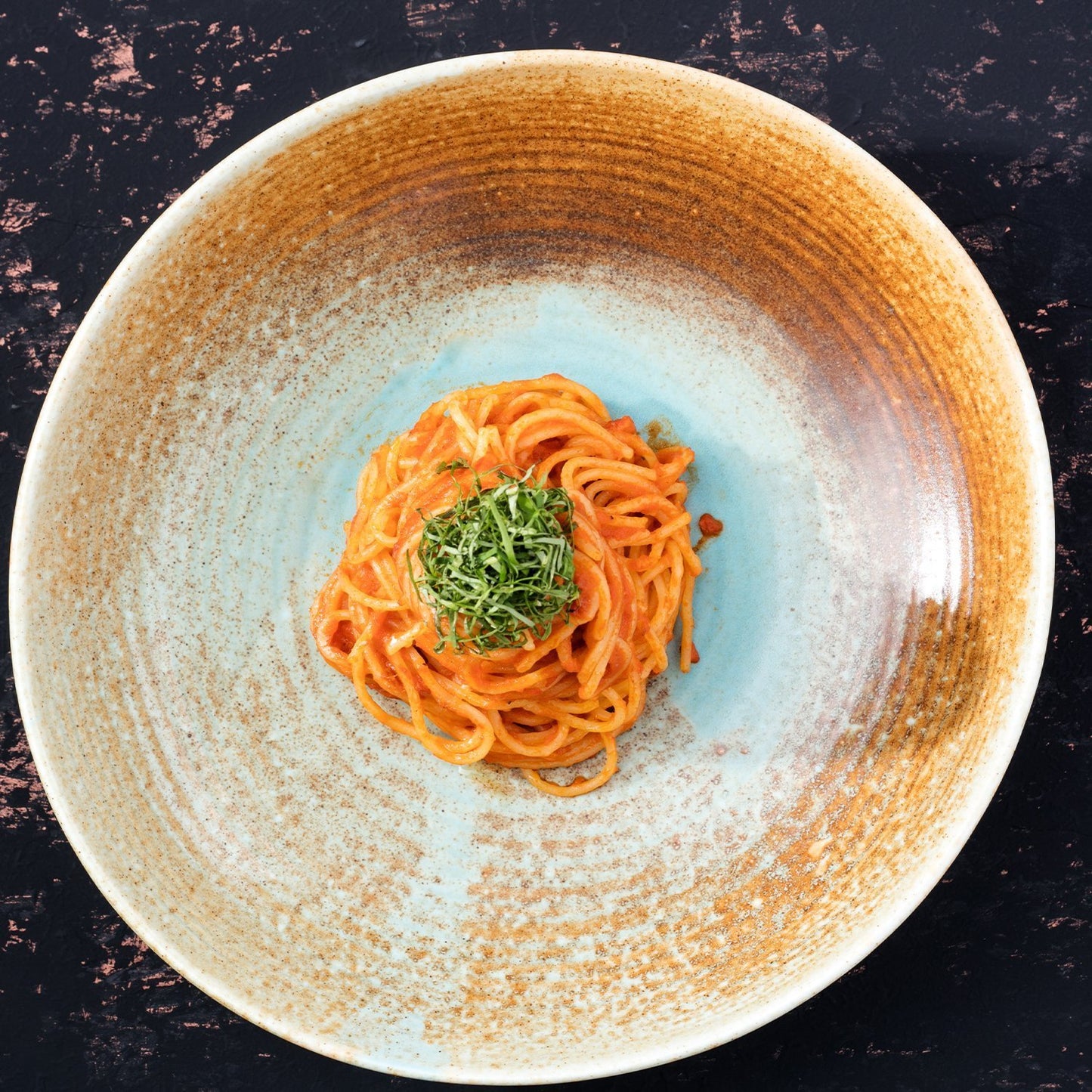 Turgla Vitrified Coral dia.9.75" h:2.25" 36 oz. Round Decorated Vitrified Deep Plate - Case Pack: 6