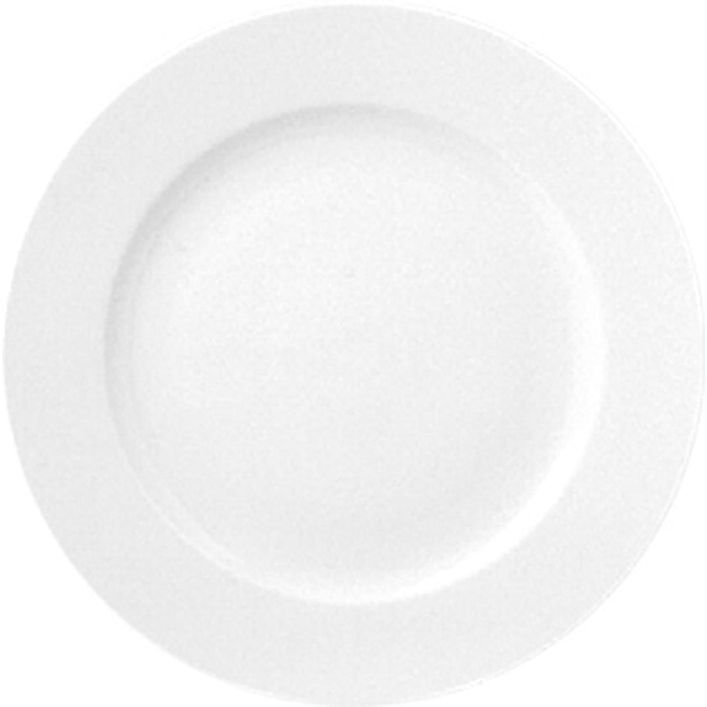 Delta dia.7.75" Round White Porcelain Plate