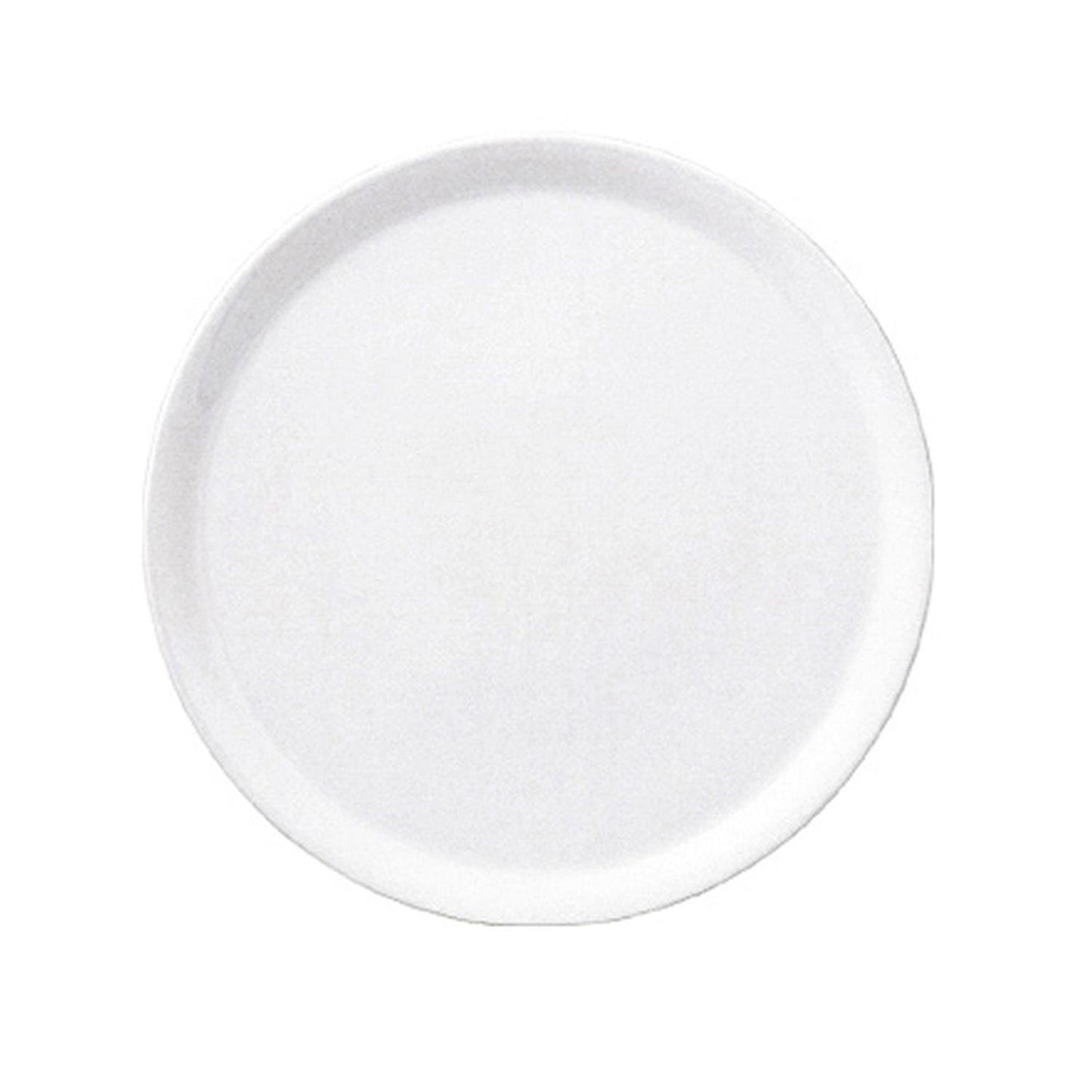 Delta dia.11.75" Round White Porcelain Plate