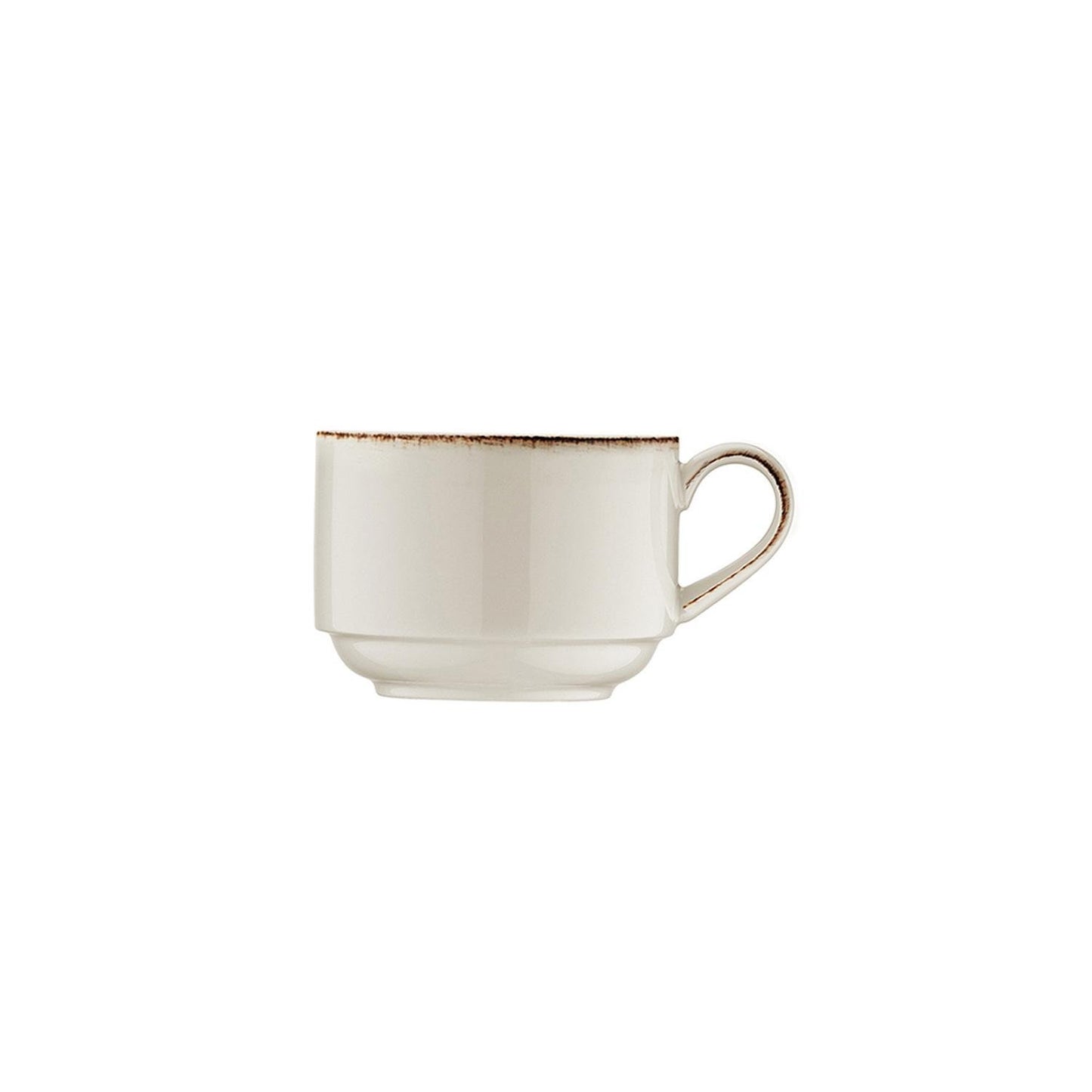 Retro dia.2.5" h:2" 3 oz. Round Decorated Vitrified Espresso Cup