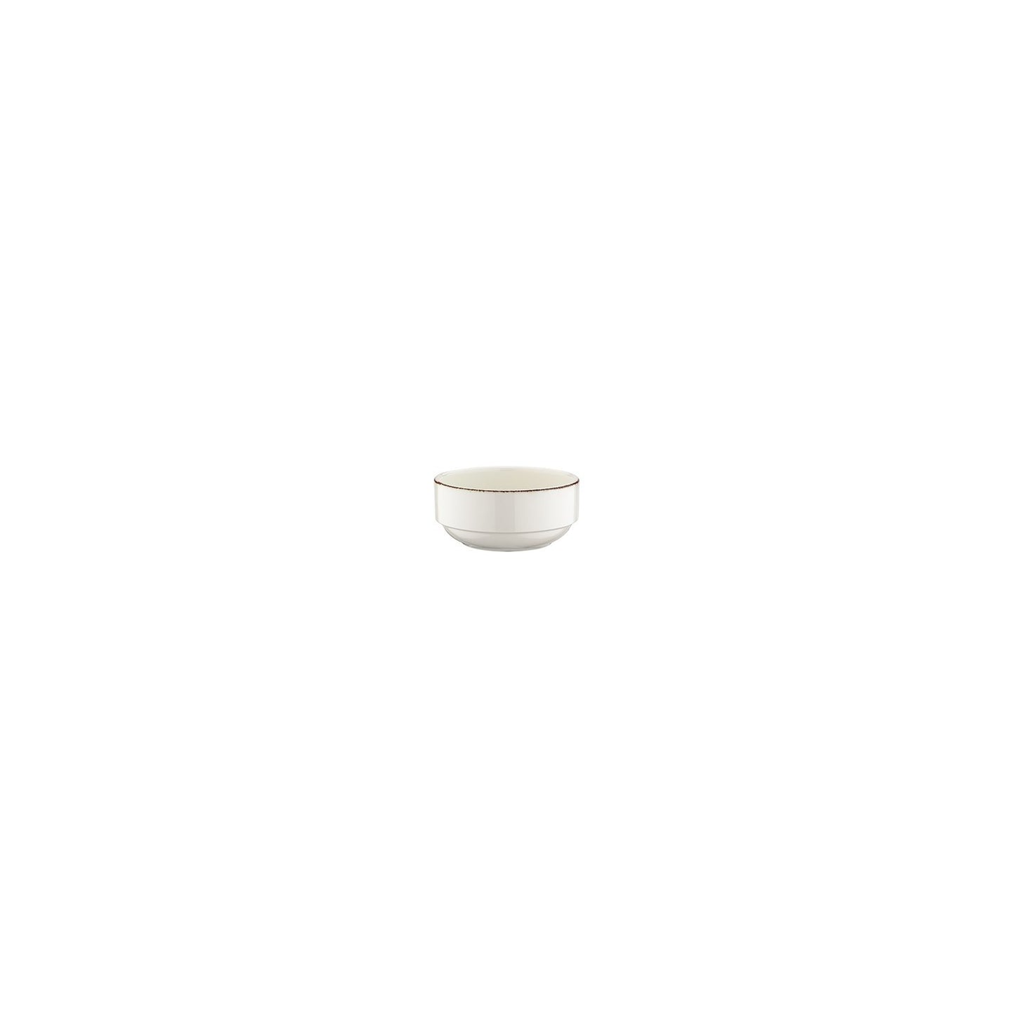 Retro dia.3" h:1.5" 4 oz. Round Decorated Vitrified Ramekin