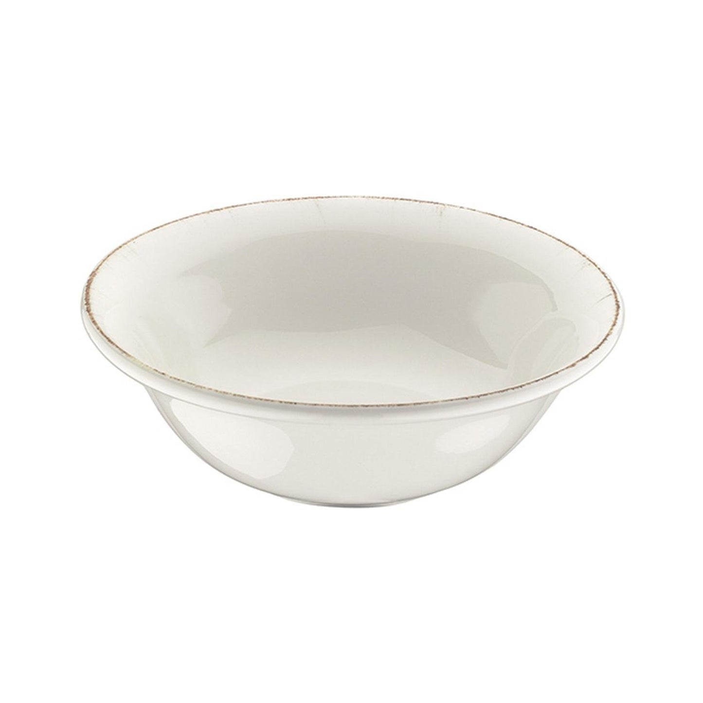 Retro dia.7" h:2.5" 23 oz. Round Decorated Vitrified Bowl