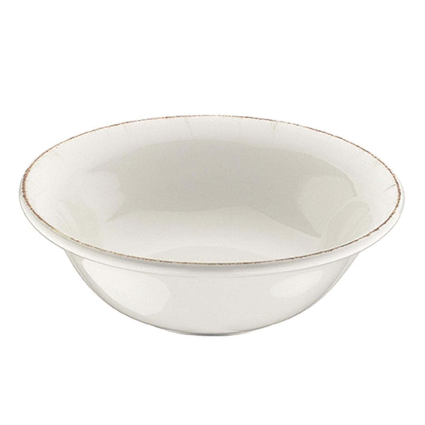 Retro dia.8" h:2.5" 30 oz. Round Decorated Vitrified Bowl