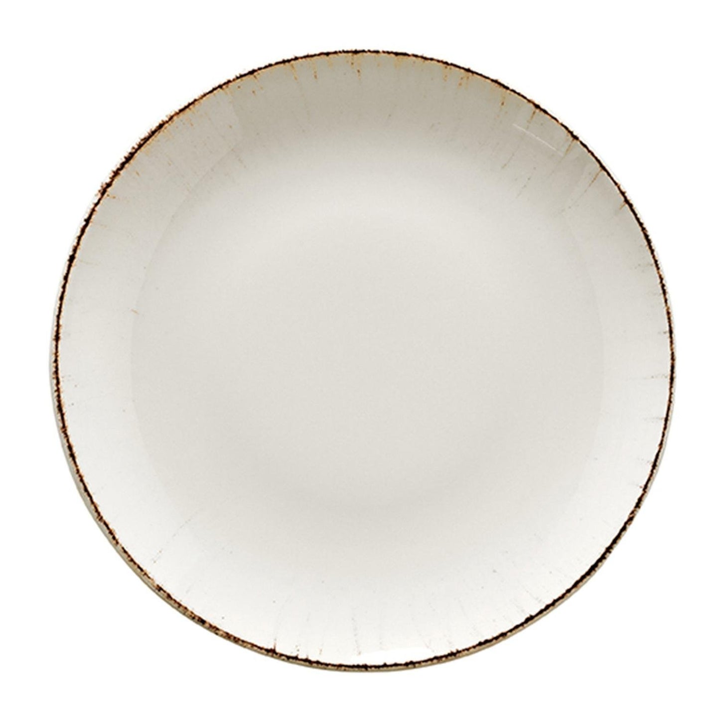 Turgla Vitrified Retro dia.10" Round Decorated Vitrified Plate - Case Pack: 12