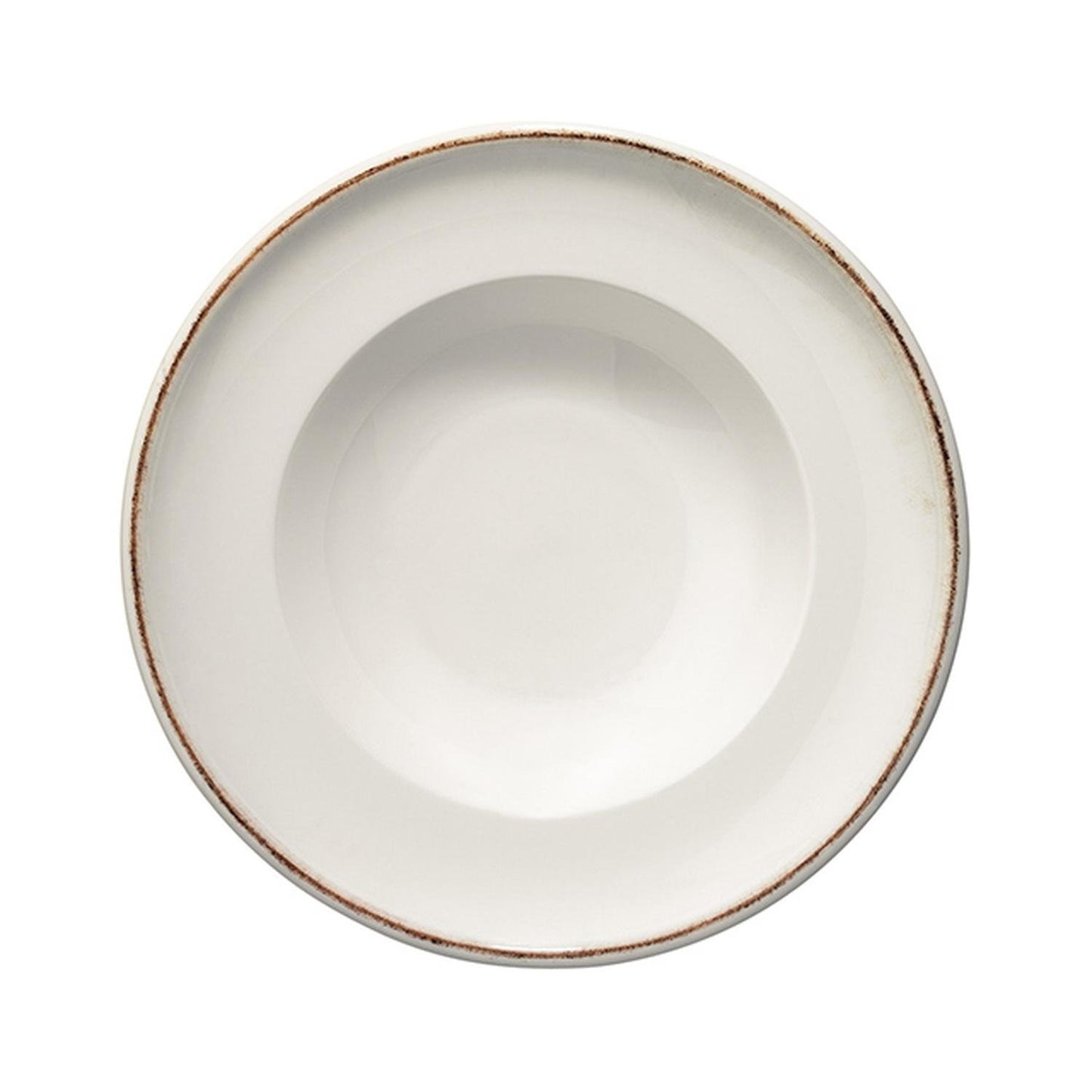 Retro dia.11.75" h:2.5" 19 oz. Round Decorated Vitrified Bowl