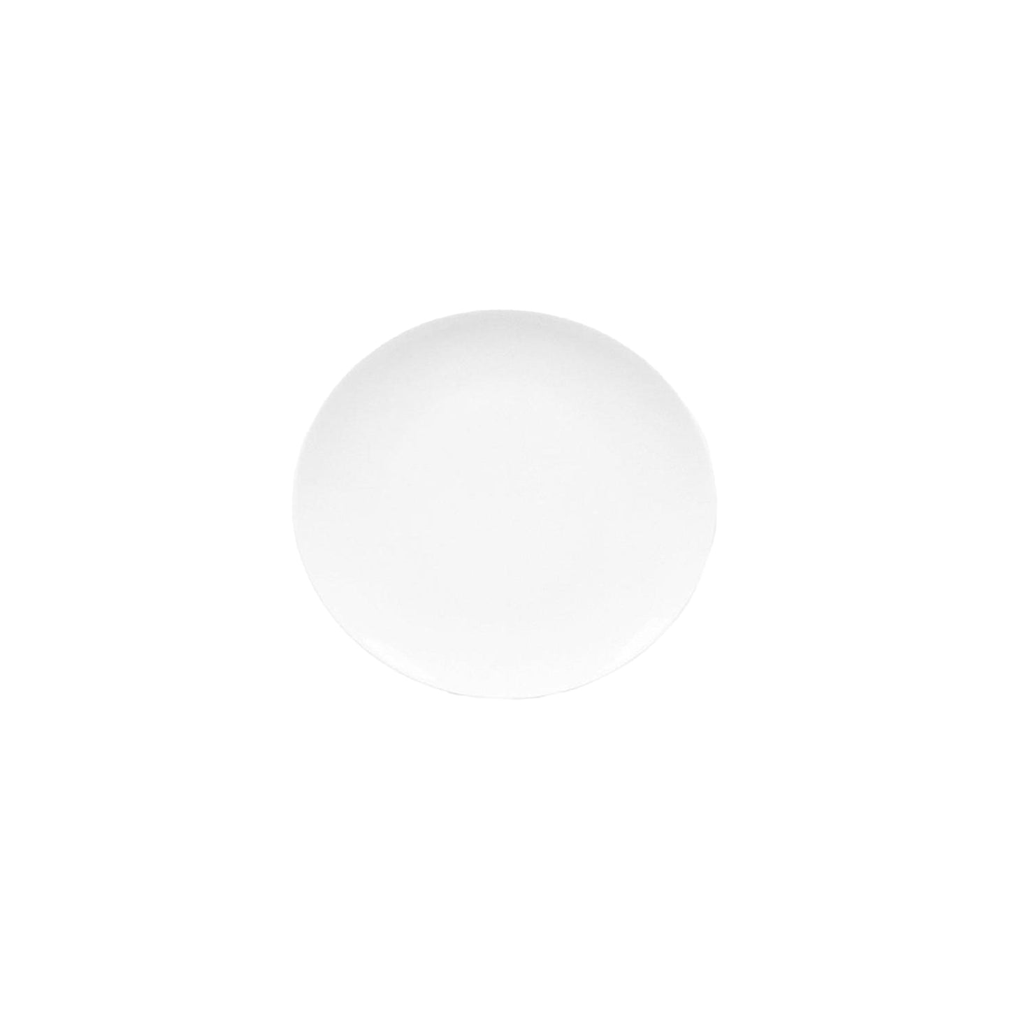 Elips 6.25" x 5.5" Oval White Porcelain Plate