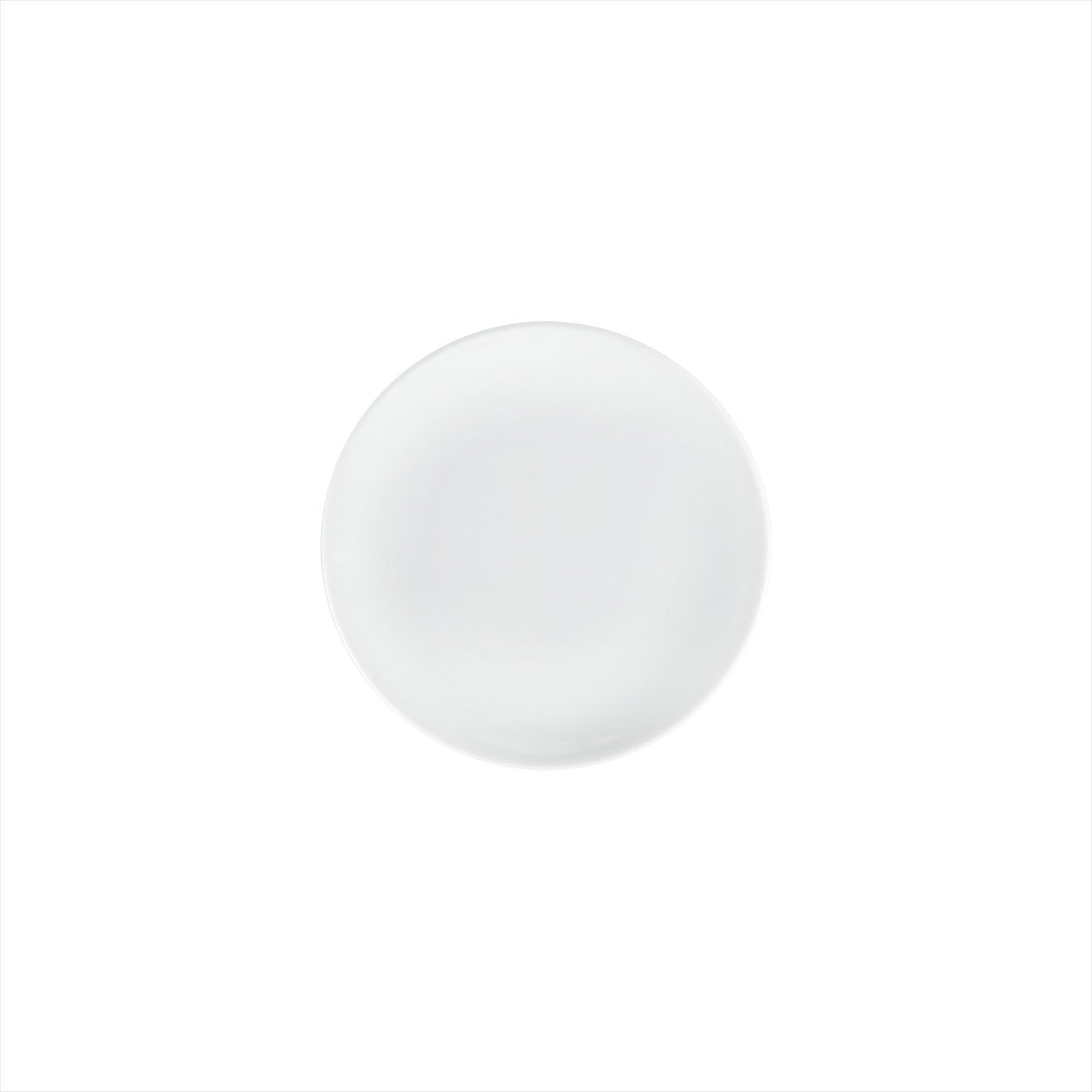 Delta-Coupe dia.7.5" Round White Porcelain Plate