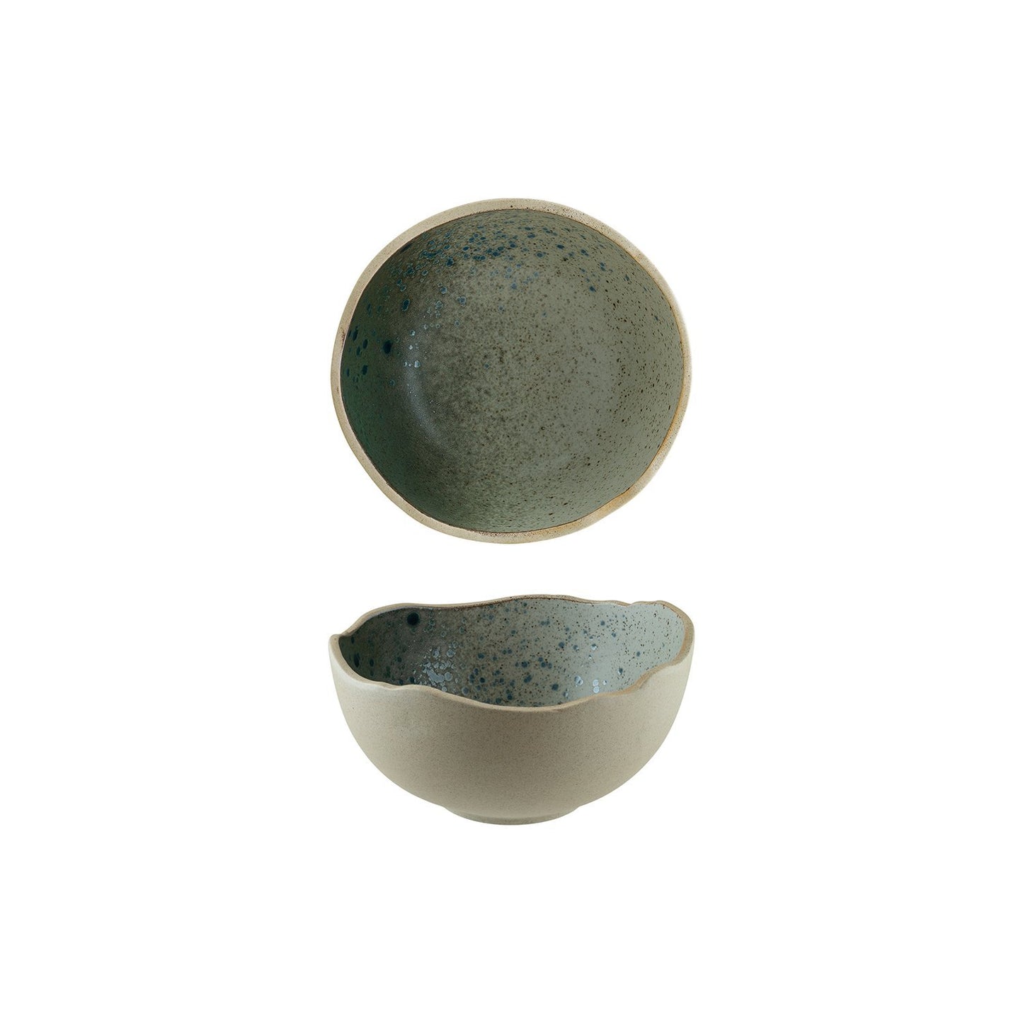 Turgla Vitrified Gaia dia.7" h:8.75" 46 oz. Round Decorated Vitrified Bowl - Case Pack: 3