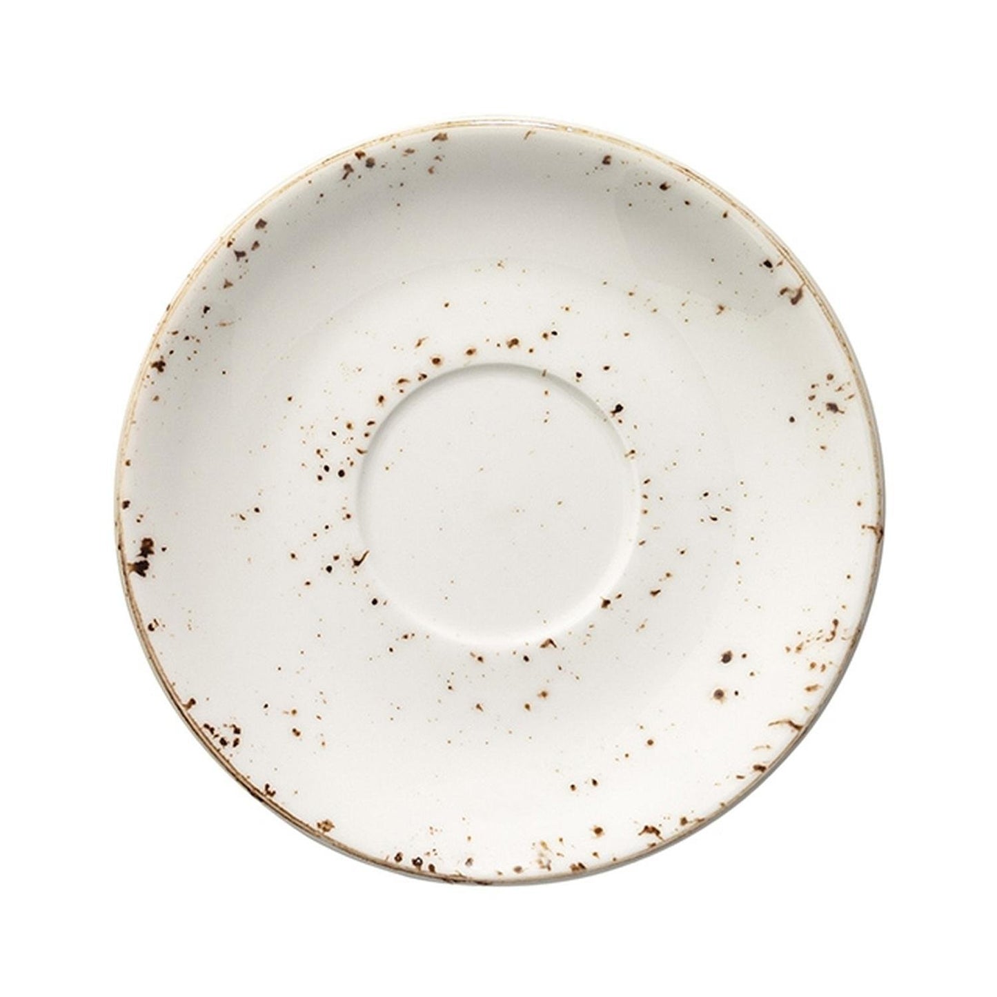 Grain dia.6" Round Decorated Vitrified Saucer