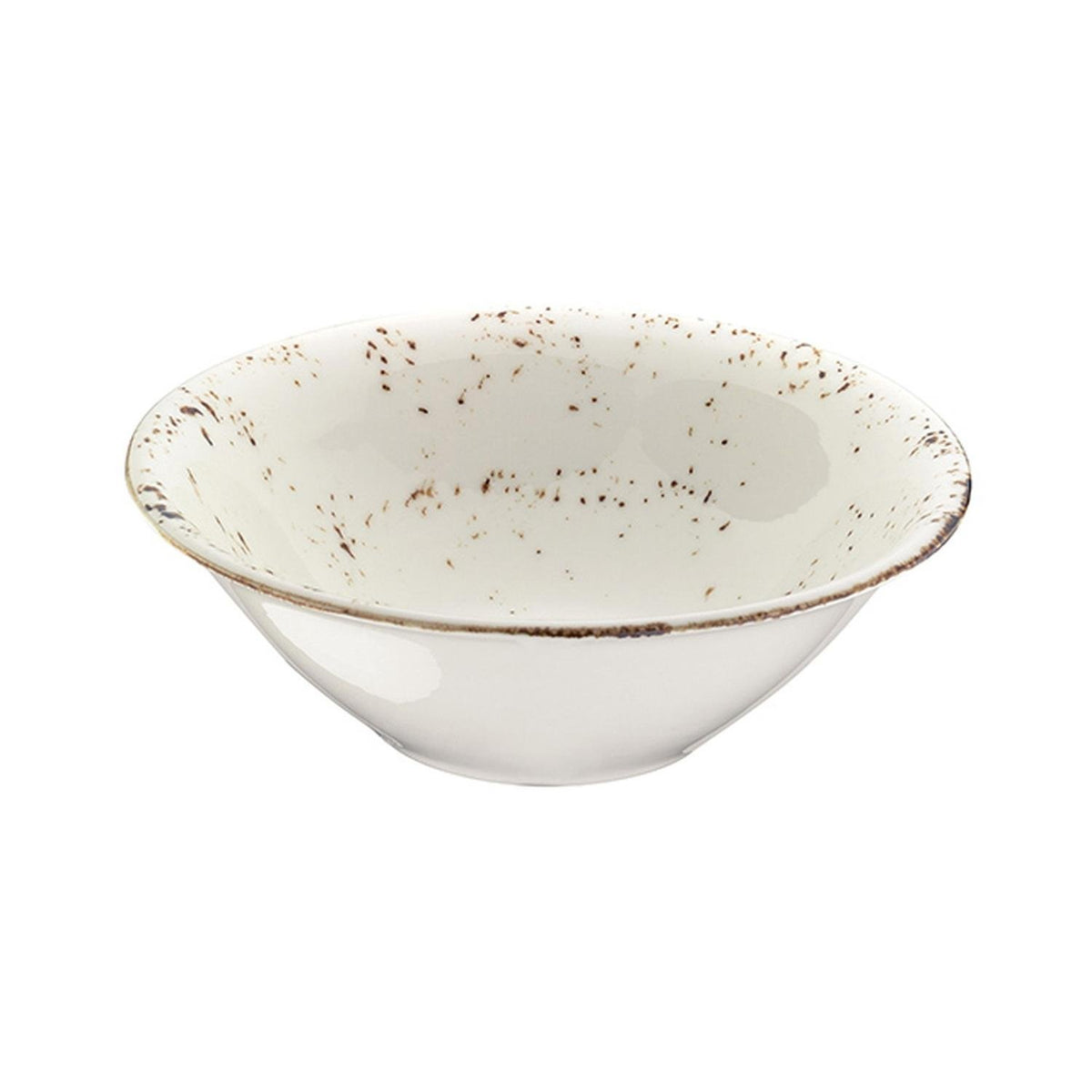Grain dia.7" h:2.5" 23 oz. Round Decorated Vitrified Bowl