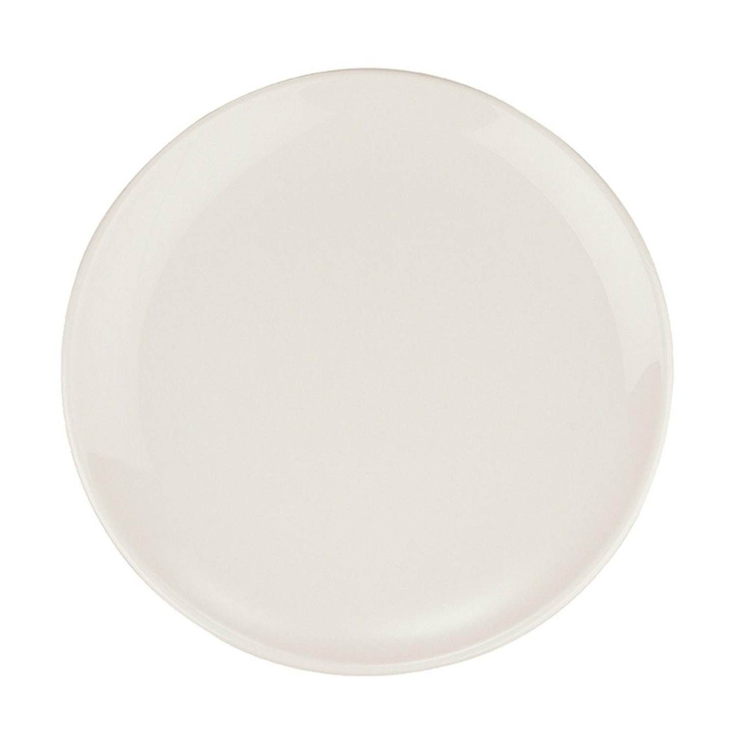 Gourmet dia.8.25" Round Warm White Vitrified Plate