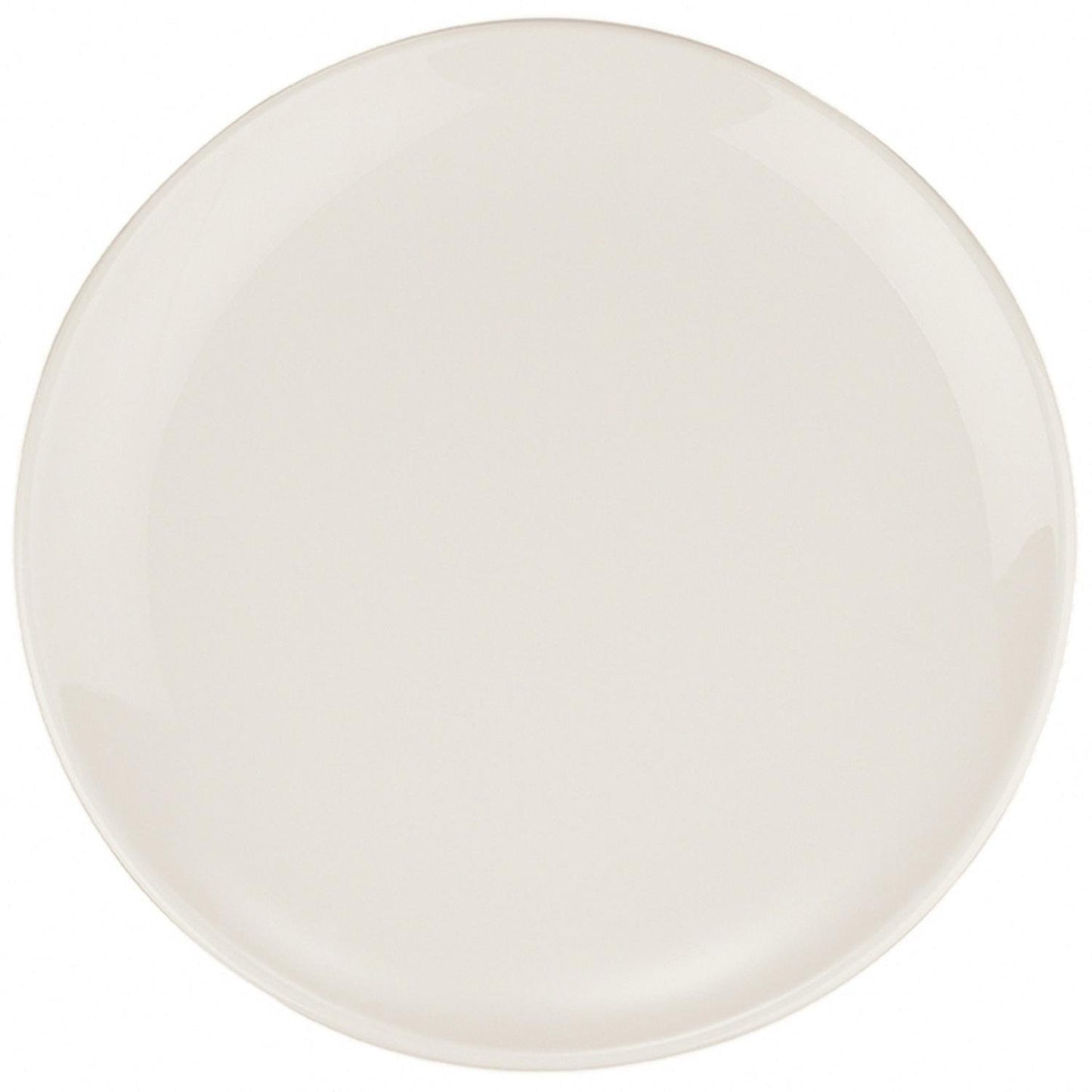 Turgla Vitrified Gourmet dia.12" Round Warm White Vitrified Plate - Case Pack: 6