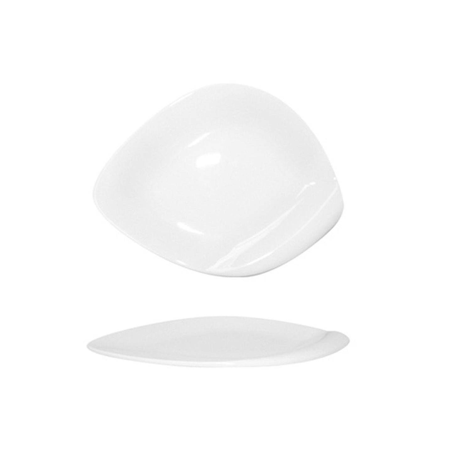 Hawaii 13" x 10" Oval White Porcelain Plate