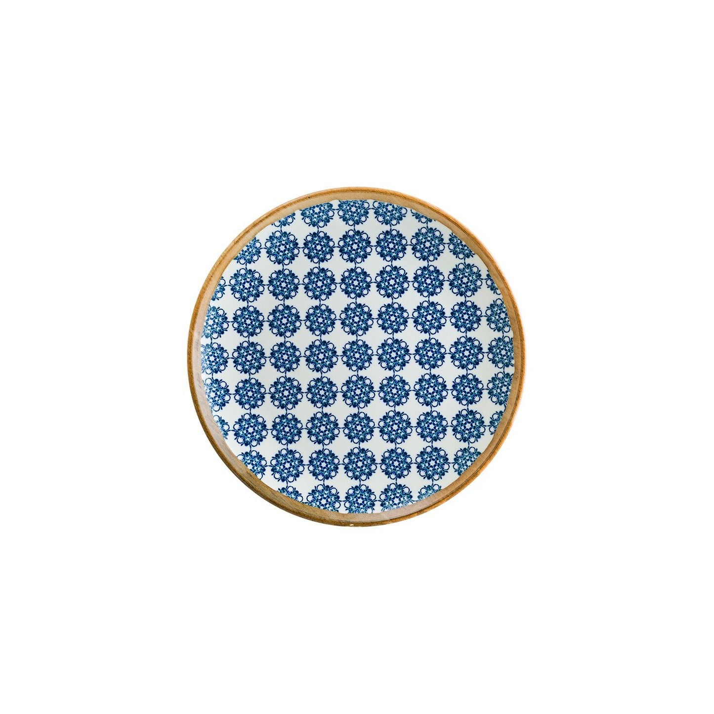 Turgla Vitrified Calif dia.10" Round Decorated Vitrified Plate - Case Pack: 12