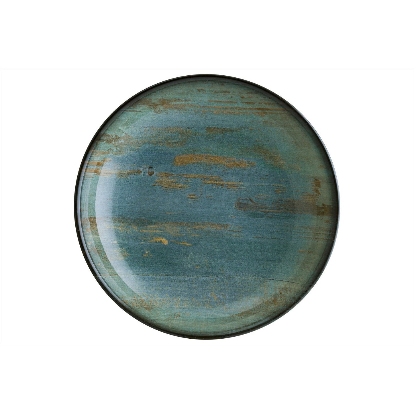 Turgla Vitrified Madera dia.8" h:1.5" 17 oz. Round Decorated Vitrified Bowl - Case Pack: 12