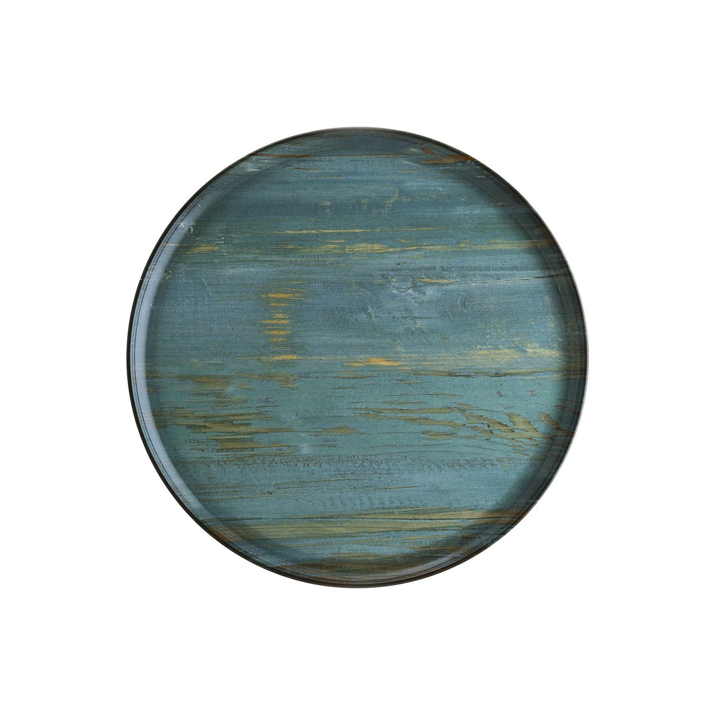 Madera dia.12.75" Round Decorated Vitrified Plate