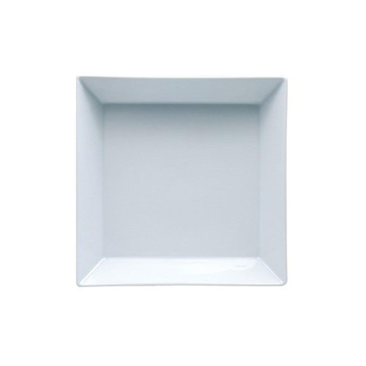 Merid 8.5" x 8.5" x h:1.75" 37 oz. Square White Porcelain Bowl