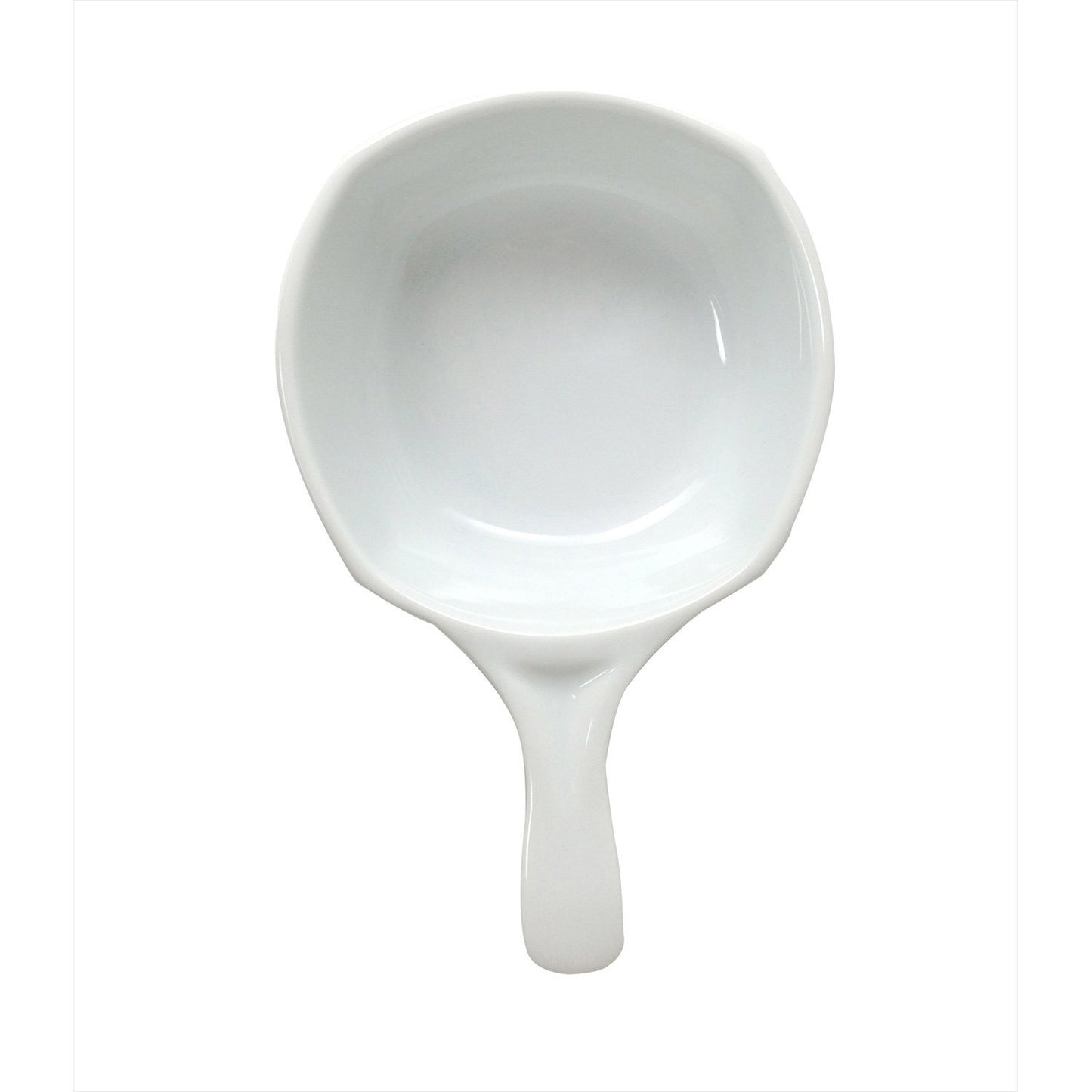 Mimoza dia.7" h:2" 12 oz. Round White Porcelain Bowl
