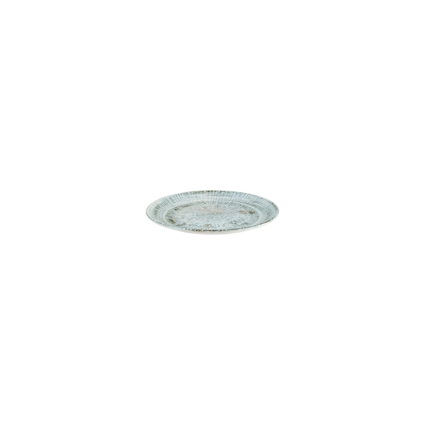 Turgla Vitrified Odette dia.6.75" Round Decorated Vitrified Plate - Case Pack: 12