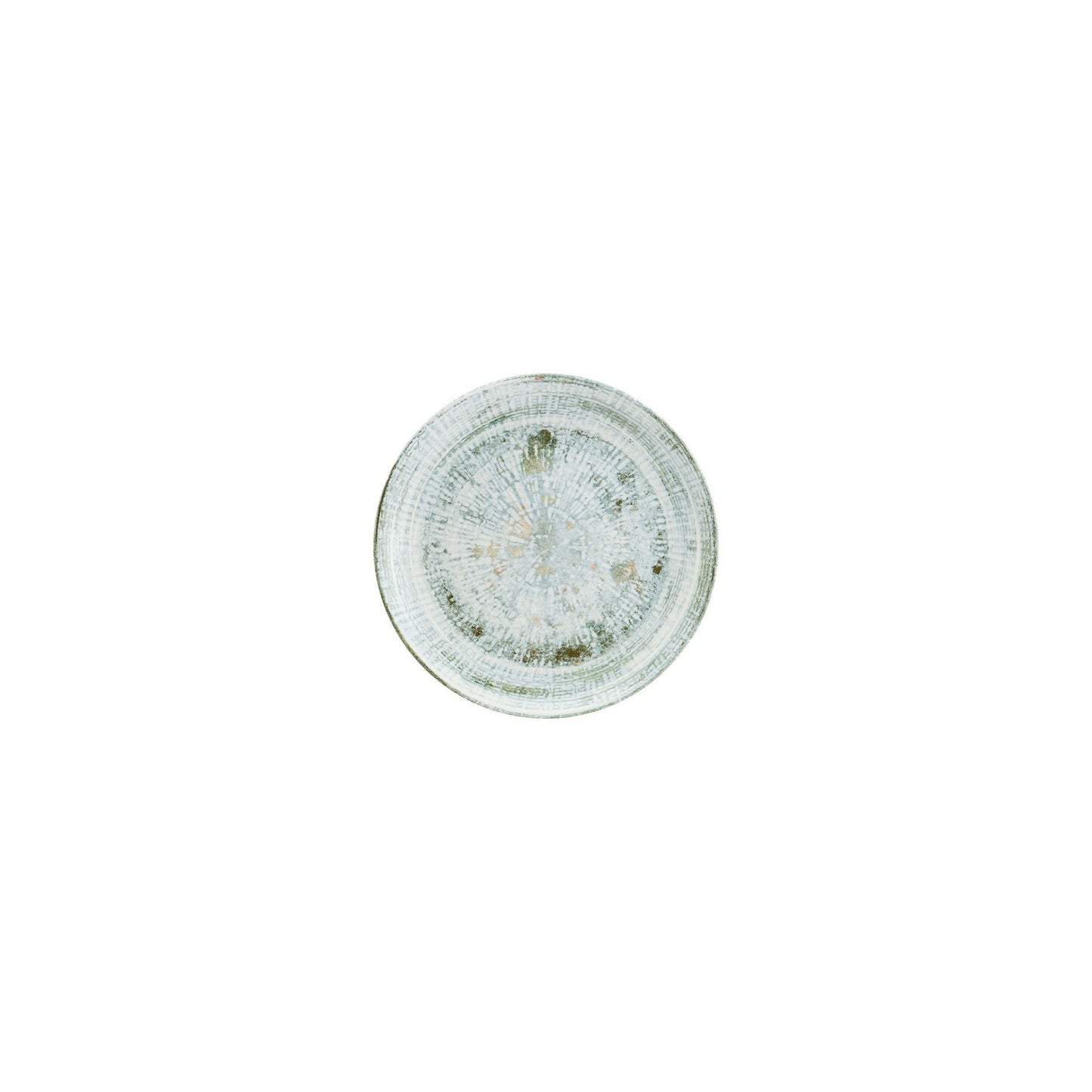 Odette dia.6.75" Round Decorated Vitrified Plate
