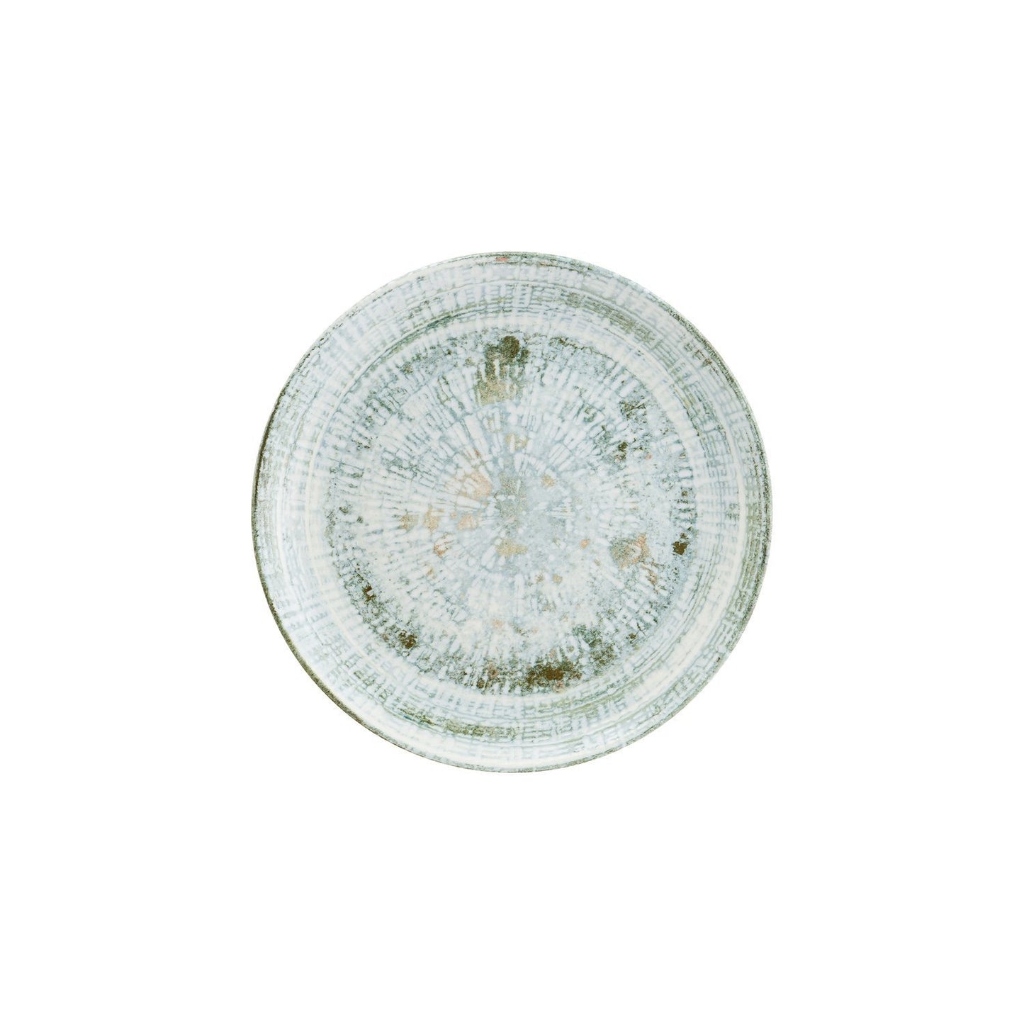 Turgla Vitrified Odette dia.10.5" Round Decorated Vitrified Plate - Case Pack: 12