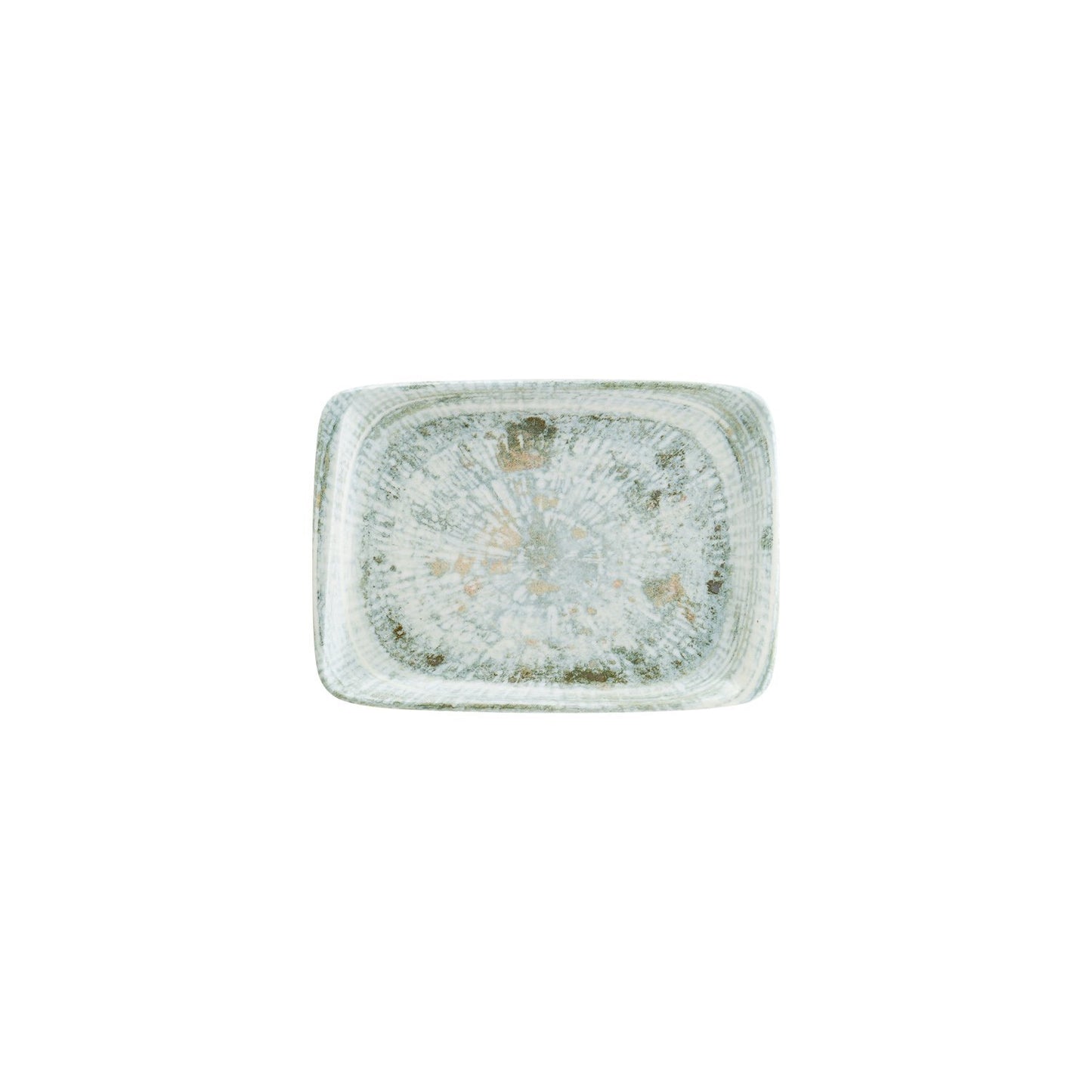 Odette 9" x 6" Rectangular Decorated Vitrified Plate