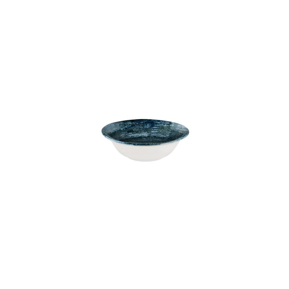 Patera Denim dia.6.25" h:2" 13 oz. Round Decorated Vitrified Bowl