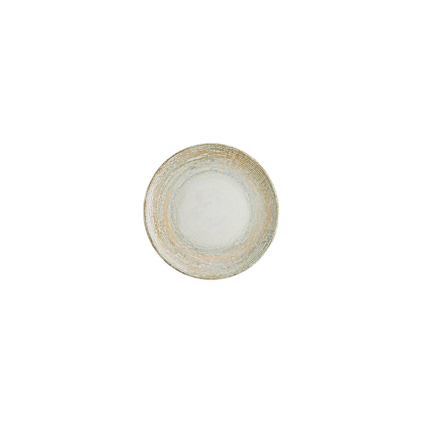 Turgla Vitrified Patera dia.6.75" Round Decorated Vitrified Plate - Case Pack: 12